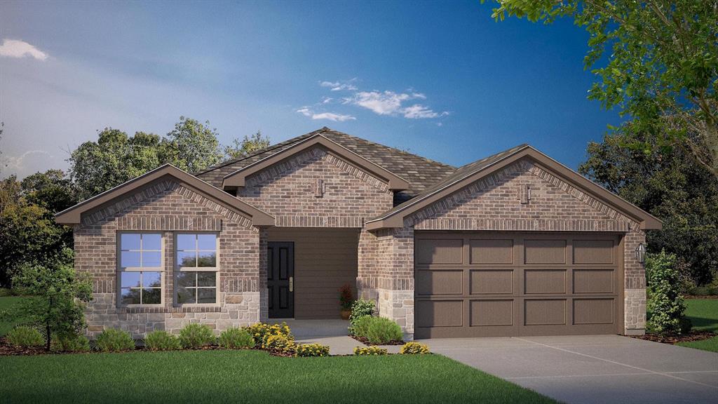 New, Complete and Available for a Quick Move-in! This beautiful New Home is located in the new phase at Highlands at Chapel Creek! A fabulous D.R. Horton community in West Fort Worth. Spacious Move-in Ready 3-2-2 Denton Floorplan-Elevation B, Ready Now! Open concept Living, Dining and large Chef's Kitchen with loads of cabinet space, Island, Granite Countertops, Stainless Steel Appliances, Gas Range, Built-in Microwave and corner walk-in Pantry. Spacious Living in the heart of the Home with split Bedroom arrangement, large Primary Bedroom, 5 foot over sized shower and walk-in Closet. Tiled Entry, Hallways and Wet areas, Quartz top Bath vanities plus Home is Connected Smart Home Technology Package. Covered front porch, back Patio and 6 foot fenced Backyard. Gas Tankless Water Heater, Landscape Package with full sod and Sprinkler System. Two Community Pools, Cabana and two Playgrounds. Close proximity to DFW Airport, Fort Worth's Nature Center, Refuge, Sundance Square, numerous Shops, Restaurants and more!