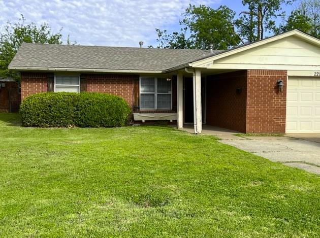 Welcome to this charming 3-bedroom, 1-bathroom home located on a desirable corner lot in the heart of Edmond, Oklahoma. This residence has been thoughtfully updated with fresh paint throughout, creating a bright and inviting atmosphere. The newly installed vinyl plank flooring provides a modern and durable surface that is both stylish and easy to maintain.

The kitchen features a gas free-standing range, perfect for those who love to cook. The home is equipped with a central HVAC system to ensure year-round comfort. The corner lot offers a spacious yard with plenty of potential for outdoor activities and gardening.

Conveniently located in a sought-after area, this property is a great opportunity for a first-time homebuyer or an investor. Don't miss your chance to own a piece of Edmond's finest.

Buyer to verify schools.