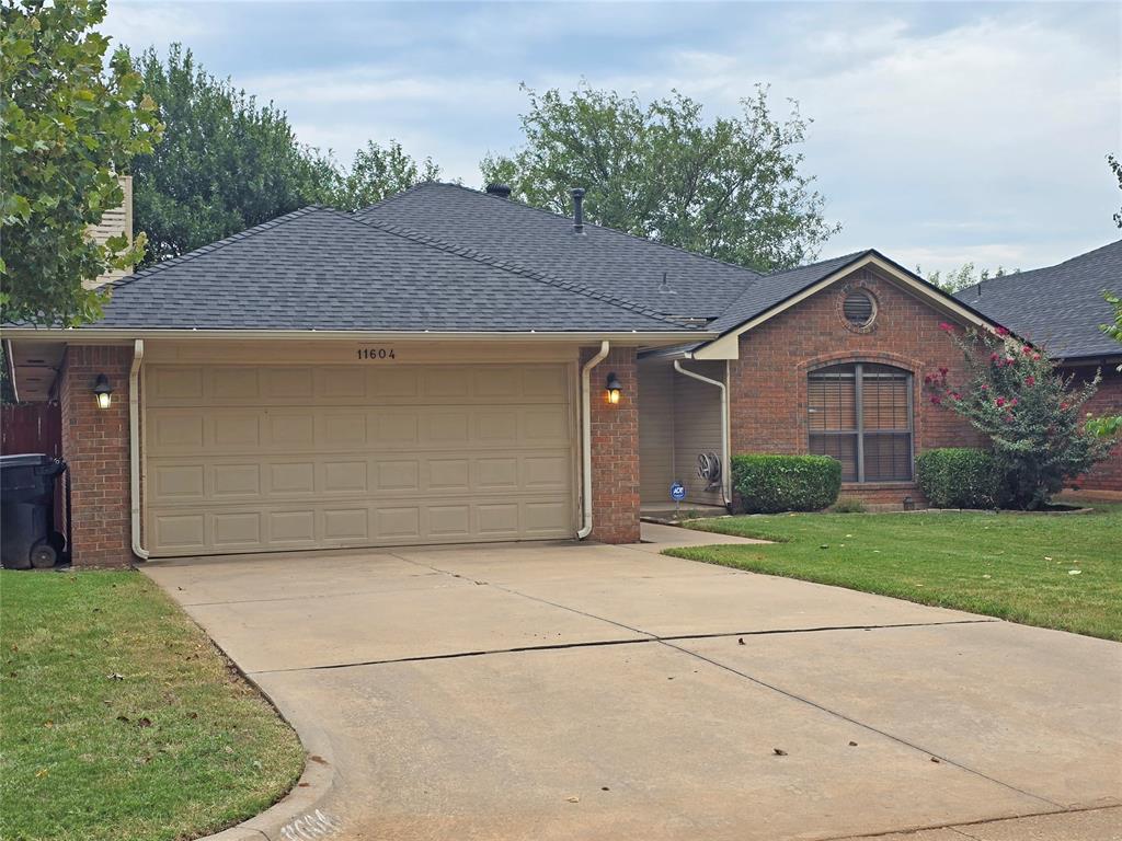 This spacious home offers an ideal blend of convenience and comfort, perfect for someone seeking a relaxed lifestyle in a sought-after neighborhood.
Walking into the home there is a big entry with tall ceilings. Nice open kitchen to the living room and dining room. Spacious storage closet in the hallway. The utility room is right off the hallway for convenience. Wood blinds throughout most of the home. Master bedroom has patio doors to the covered backyard patio, and a huge bathroom with two separate sinks, tub and shower. Master bath also has 2 walk-in closets! Cozy gas fireplace with logs already there! Quick access to the Turner Turnpike, Quail Springs Mall, local shops, Mercy Hospital, and many restaurants.