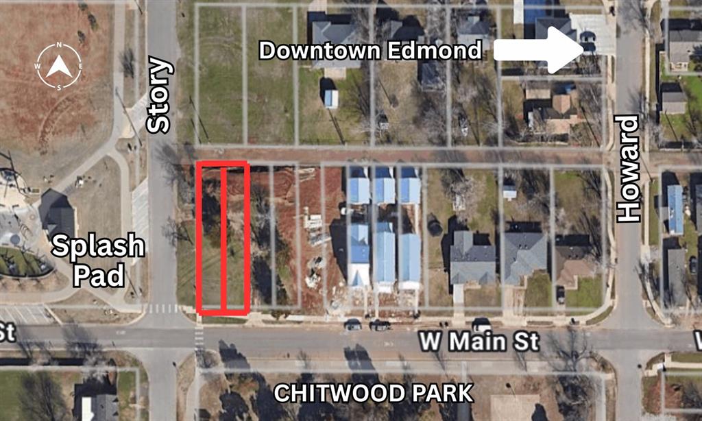 Now approved for Duplexes!
Located near downtown Edmond and directly across from Chitwood park and the splash pad. These lots are duplex approved and ready for you! Each lot is 25 x 140.  Surrounded by new construction and with an elementary school nearby, this community is already proving its long-term value. With both the excitement of downtown Edmond and peaceful park side living, this is your opportunity to build multiple income-producing units and invest where Edmond is growing next. This listing is for 2 duplex lots, 4 total lots available, all in a row on main street.