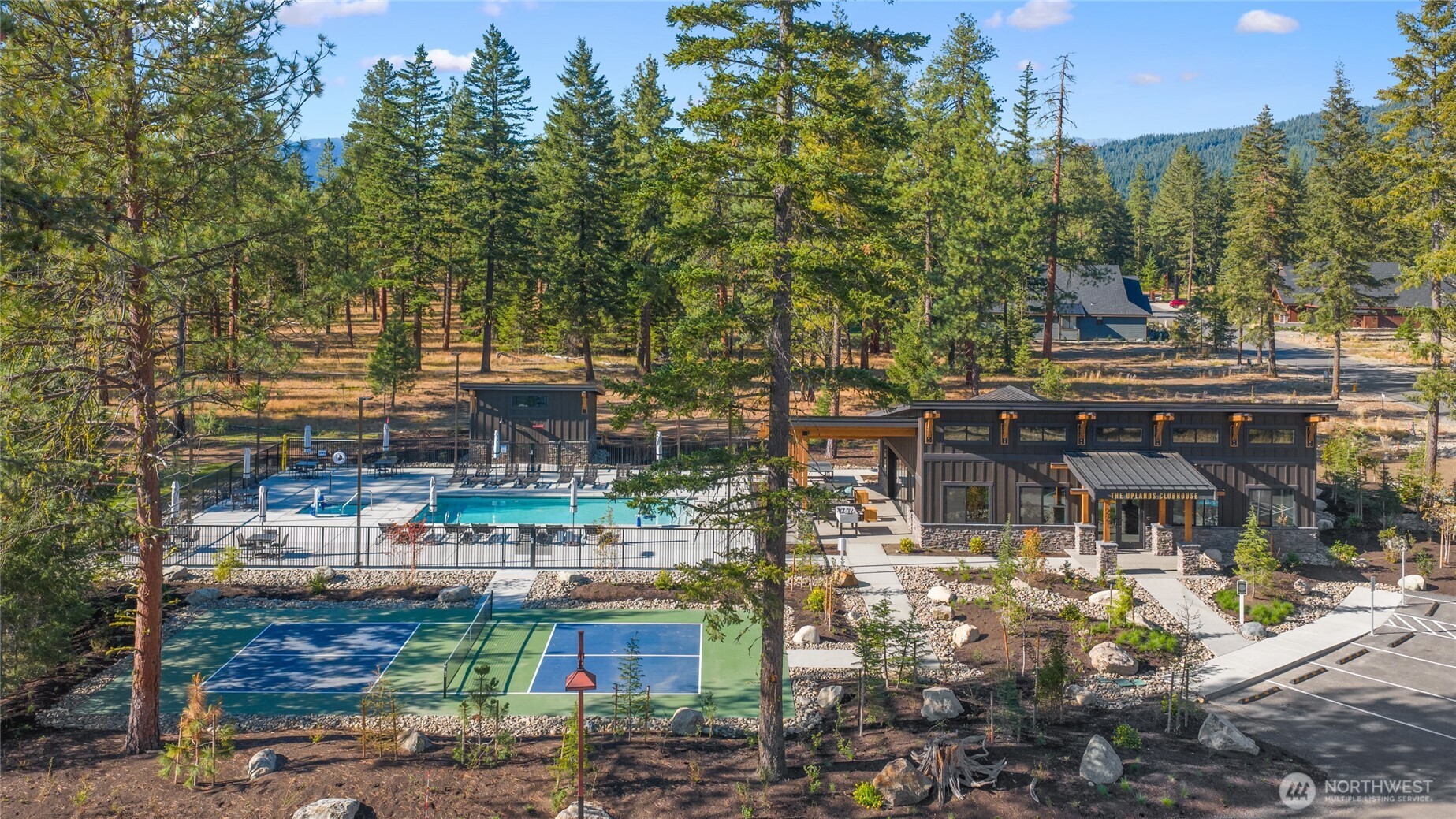 Uplands private Clubhouse, pickleball court and pool