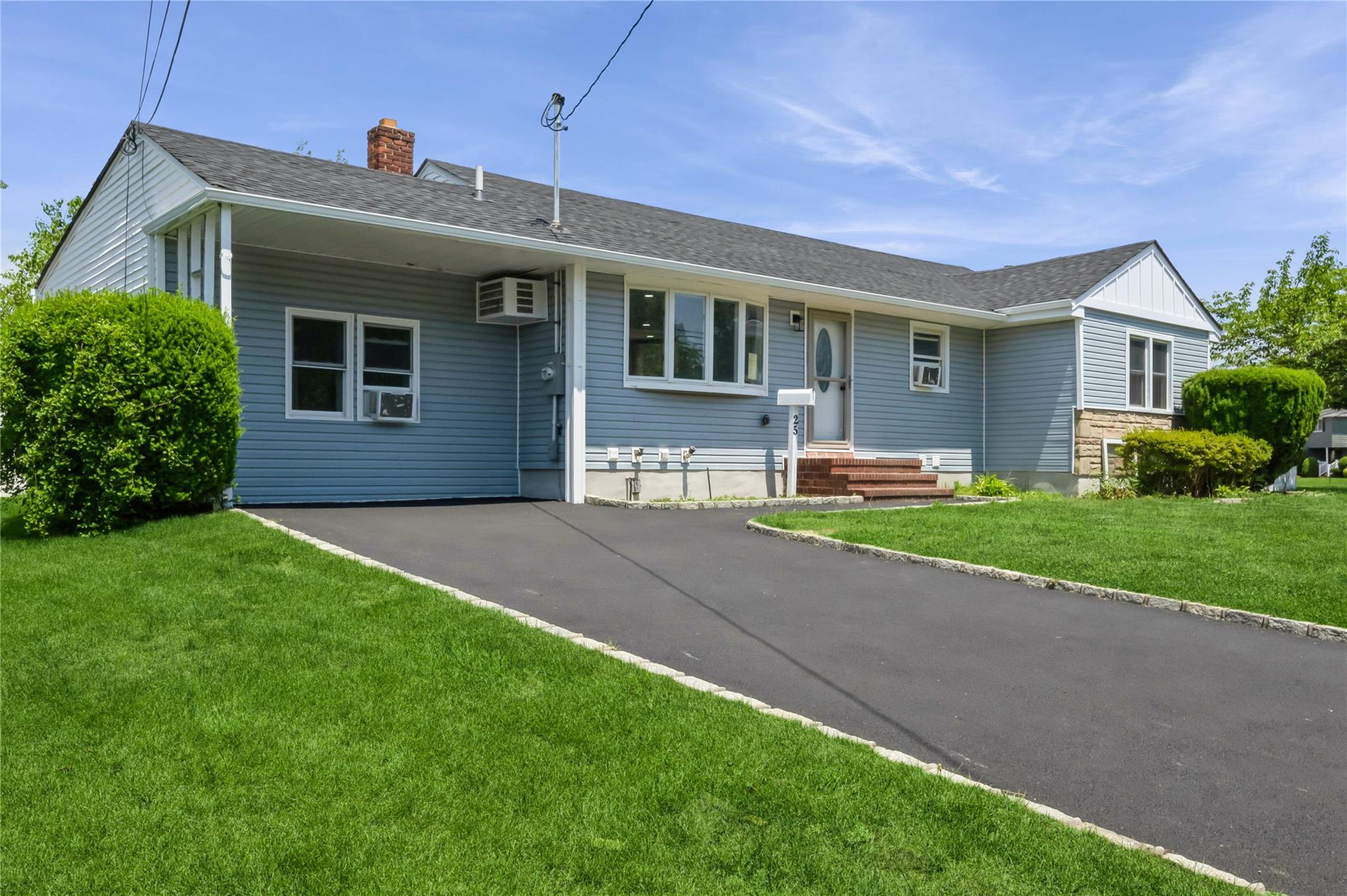 This custom-rebuilt ranch in Bethpage, within the Plainedge school district, offers luxurious living with meticulous attention to detail. The home features a primary bedroom with an en-suite bath and three additional bedrooms, providing ample accommodation. The heart of this home is its gourmet kitchen, outfitted with top-of-the-line appliances, complementing the opulent marble floors that extend throughout. New roof. The convenience of two sets of washer/dryers adds to the home's practical amenities. The large, finished basement is a true highlight, boasting four versatile rooms and an additional bath, all beautifully redone with elegant marble flooring and high-end windows. This lower level also benefits from an outside entrance with egress windows, enhancing accessibility and natural light. Nestled on a picturesque, tree-lined street, the property offers a serene environment while remaining centrally located. Its prime location provides easy access to a variety of shopping options, public transportation, and schools, making daily errands and commutes a breeze. This ranch seamlessly blends sophisticated design with practical functionality, creating an ideal setting for comfortable and convenient living.