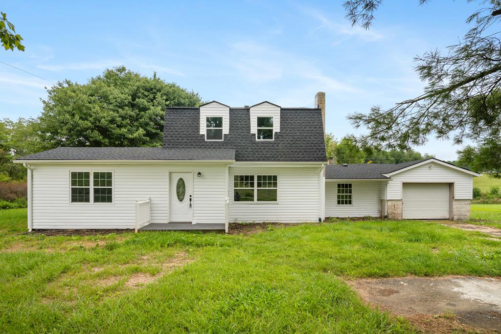 This tastefully remodeled 3 bedroom 3 1/2 bath home sits on a full acre with sweeping farm views, just minutes from Rural Retreat. The open layout is filled with natural light and custom finishes including tongue and groove pine ceilings in the kitchen and primary suite. With each bedroom featuring its own private bathroom, this home is perfect for guests or larger families. Here, the work is already done! Enjoy the gourmet kitchen, spa-like primary suite, and updated essentials like a new roof and heat pump. Quiet country living with a modern touch.