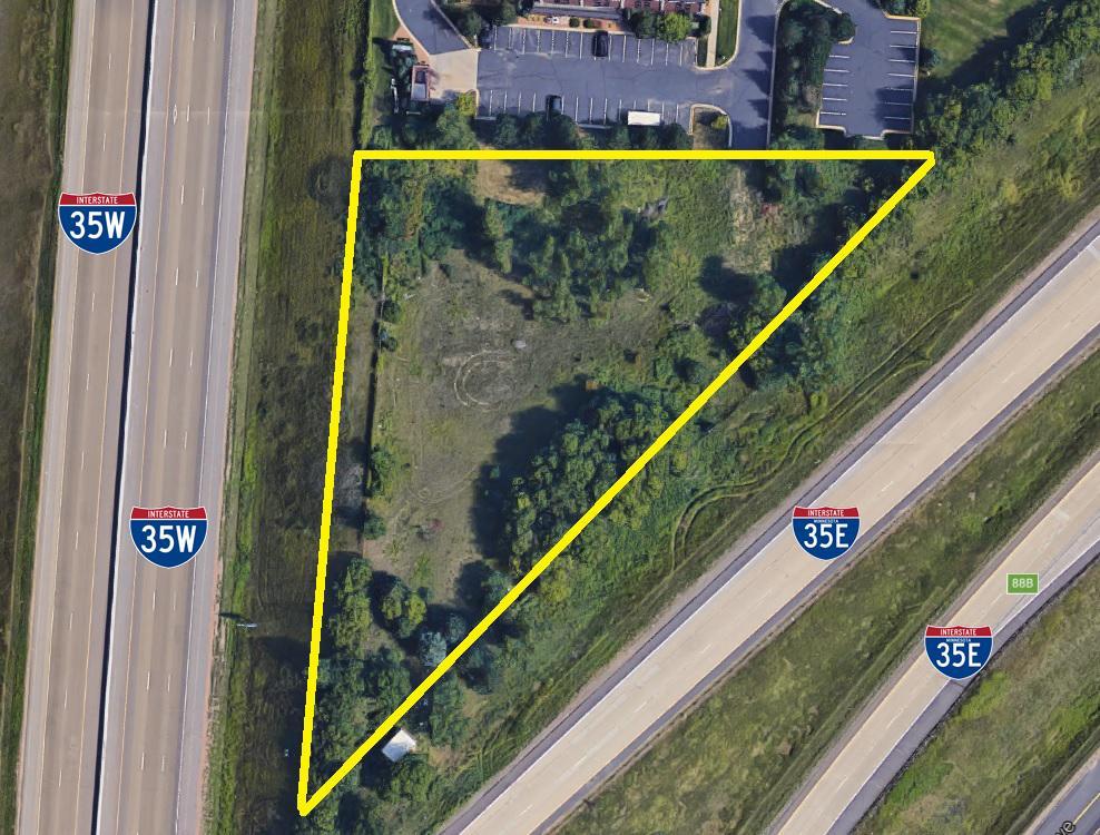 Centrally located commercial lot at the junction of I-35E & I-35W/ This 1.67-acre lot could be home to your new office, business, retail shop or other - the possibilities are endless! Have a business in the Metro & looking to grow? This location is the perfect addition! Less than 20 mins to the airport, MOA, downtown Mpls & St. Paul. Seconds to I-35, I-35E & I-35W. High traffic counts! Close to shopping, restaurants & more! 3 adjacent hotels, blocks from Burnsville Center & Fairview Hospital.