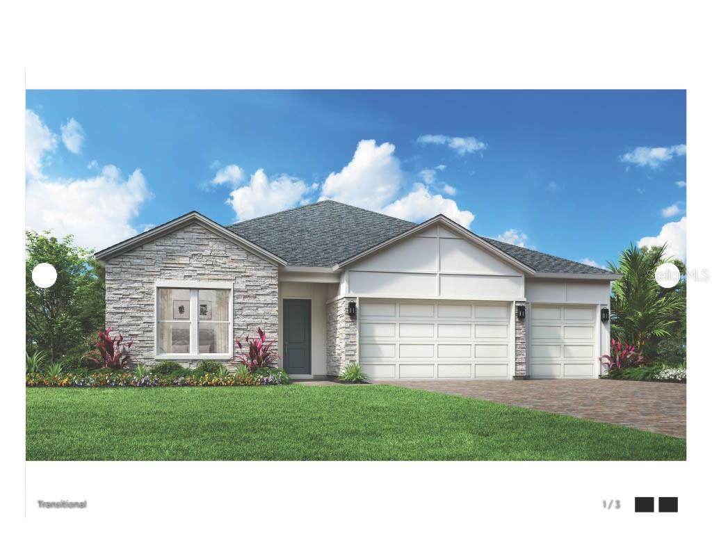 Come tour this Toll Brothers Community, Available to move into in 45 days, The Bellflower home design is a wonderful blend of quiet retreats and gathering spaces. An inviting foyer with a tray ceiling leads to a spacious great room with access to a gorgeous covered lanai for seamless entertaining. The well-equipped kitchen is open to the casual dining area and features a beautiful center island with breakfast bar, a walk-in pantry, and ample counter and cabinet space. The primary bedroom impresses with a large walk-in closet and a serene primary bath featuring dual vanities, a luxe shower, linen storage, and a private water closet. Ample secondary bedrooms all have access to full hall baths. Other desirable features include a versatile flex room, centrally located laundry, an everyday entry, and extra storage throughout.