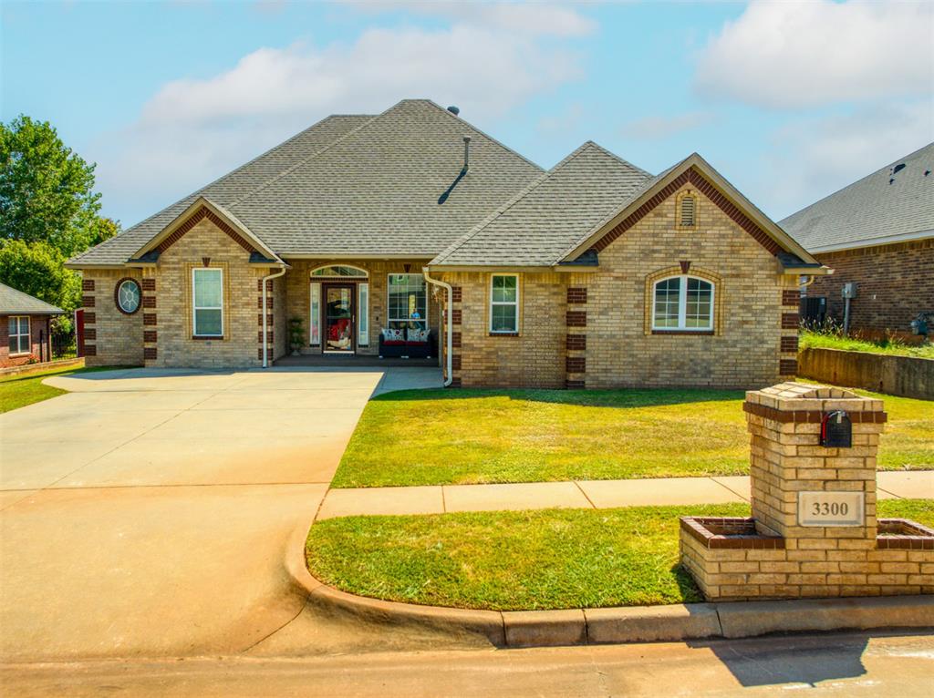 HOME INSPECTION REPORT IS ATTACHED IN SUPPLEMENTS!  Welcome to 3300 Valley Brook in Norman OK—a stunning 4-bedroom, 3-bath home that blends comfort, style, and functionality in one beautiful package. Nestled in a peaceful neighborhood just minutes from downtown Norman, this property offers the perfect balance of quiet living with easy access to city conveniences.

Step inside to discover an open-concept layout with rich, dark wood kitchen cabinets that add warmth and elegance to the space. The spacious kitchen island provides ample room for meal prep, entertaining, or casual dining. Natural light flows throughout the home, highlighting its thoughtful design and quality finishes.

The large master suite features a beautifully designed en-suite bathroom with generous space to unwind after a long day. With four bedrooms and three full bathrooms, there’s room for everyone to spread out and feel at home.

Outside, enjoy a quiet setting that's just far enough from the bustle to relax, but close enough to reach your favorite restaurants, shops, and the University of Oklahoma in just minutes!

This home is inviting from the curb—but the real beauty begins once you step through the front door. Schedule your showing today!