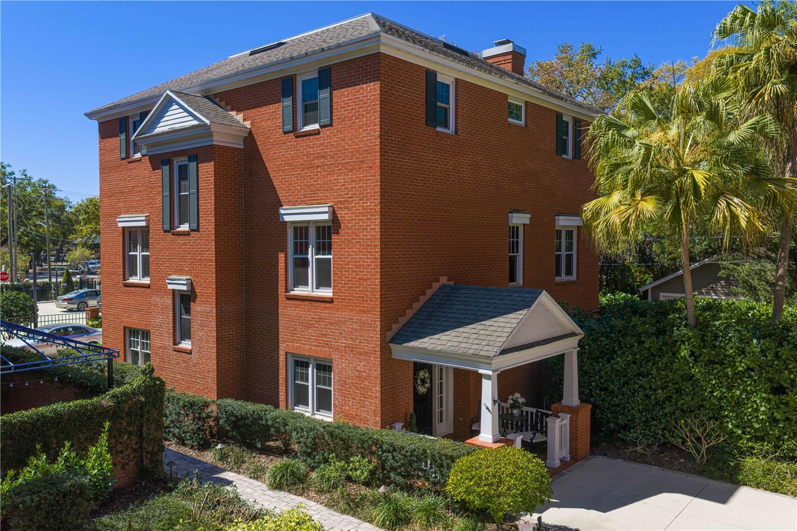 Under contract-accepting backup offers. Georgetown charm meets South Tampa living in this rarely available red-brick single-familyhome just steps from Hyde Park Village. Offering timeless character and modern convenience,this residence sits in an exclusive gated enclave of only four homes with private alley access.The first floor features an inviting entry and a private bedroom suite with its own bath and accessto a serene brick courtyard—ideal for guests or a quiet retreat. A hallway closet is pre-designedto accommodate a future elevator serving all three levels. Upstairs, the second floor showcasesbeautifully scaled living spaces. The chef’s kitchen includes a Wolf gas range, Sub-Zerorefrigerator, wine refrigerator, and abundant cabinetry, flowing seamlessly into the family roomwith custom built-ins and a wood-burning fireplace. A formal dining room sits just off thekitchen, while the separate living room—with abundant natural light and a door forprivacy—offers a perfect home office or additional sitting room. The third floor hosts thespacious primary suite with dual custom closets and a luxurious bath featuring dual vanities, amakeup vanity, private water closet, soaking tub, and large walk-in shower. Additionalbedrooms are generously sized and share a Jack-and-Jill bath. An oversized two-car garageprovides excellent storage plus an air-conditioned bonus room—ideal for a gym, office, orhobby space. Located in the heart of Hyde Park, this home offers unmatched walkability to HydePark Village, Bayshore Boulevard, Kate Jackson Park, and top dining and shopping, with easyaccess to Downtown Tampa, TGH, MacDill AFB, Davis Islands, and Tampa InternationalAirport. Zoned for A-rated Mitchell, Wilson, and Plant schools.