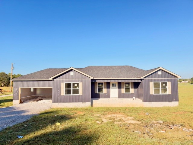 Discover the perfect blend of modern comfort and peaceful country living with this beautiful new construction home situated on 1.15 acres. Thoughtfully designed with today's buyer in mind, this home will feature durable LVT flooring, stunning quartz countertops, a luxurious tiled walk-in shower in the primary suite, and the convenience and efficiency of a tankless water heater. Now is the perfect time to make it your own! Purchase early and you'll have the exciting opportunity to choose your own colors and finishes, adding your personal touch before construction is complete.