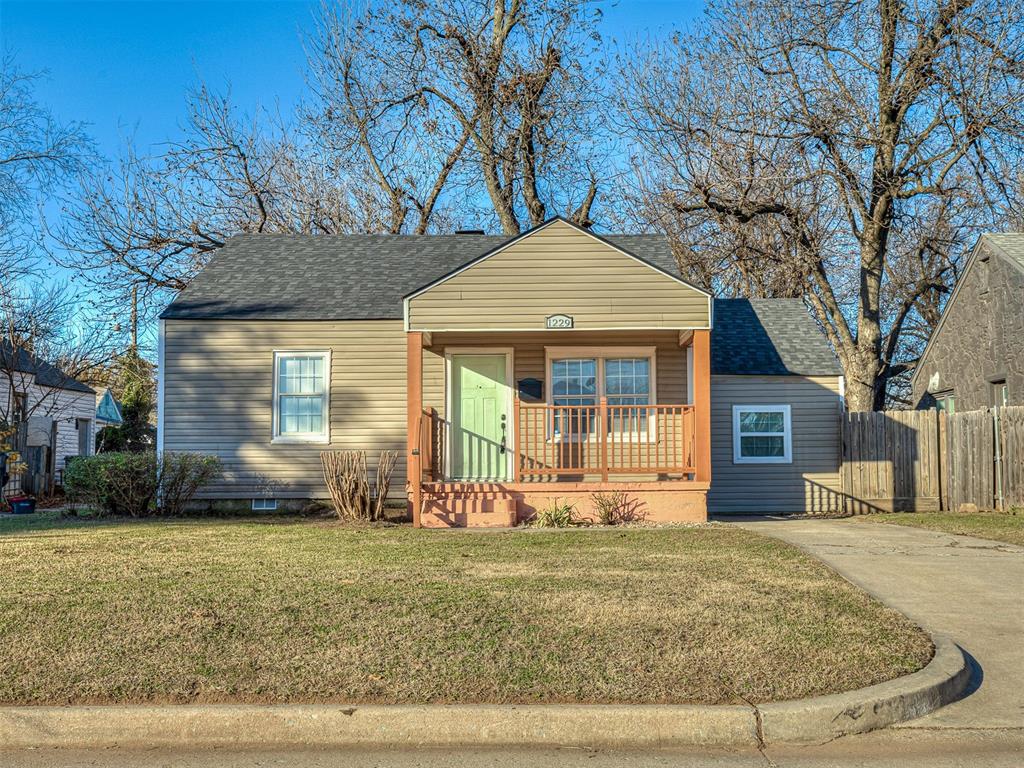 Charming and affordable 3-bedroom, 1-bath home offering a great opportunity for first-time buyers or investors in Oklahoma City. This well-maintained property features a functional layout with inviting living and sitting areas, wood-look flooring, and neutral finishes throughout. The updated kitchen includes refreshed cabinetry, open shelving, and ample counter space, making it both practical and welcoming.Three bedrooms provide flexibility for guests, a home office, or rental use, while the dedicated laundry area adds everyday convenience. The spacious backyard offers room to relax, entertain, or add value over time. Conveniently located near major roads, shopping, dining, and local amenities, this property offers comfort, simplicity, and long-term potential.