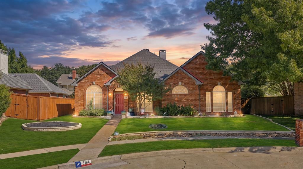 STUNNING PLANO HOME!!  NO HOA!!  Beautifully decorated and offering 2,397 square feet of comfortable living space, this inviting 4-bedroom, 2-bathroom home in Plano is sure to impress! The thoughtfully designed interior features a welcoming atmosphere and stylish finishes throughout. The kitchen boasts gorgeous granite countertops and stainless steel appliances, creating a timeless space perfect for everyday living and entertaining. The spacious primary suite offers a relaxing retreat, complete with elegant plantation shutters and a private en-suite bathroom. Three additional generously sized bedrooms provide plenty of flexibility for family, guests, or a home office. New glass panes and thermal seals in all windows (2024) add to the home's appeal.  The front yard has new sod.  With its attractive finishes, spacious layout, and desirable Plano location, this lovely home is ready to welcome its next owners!  Don't miss this home; you'll love it.