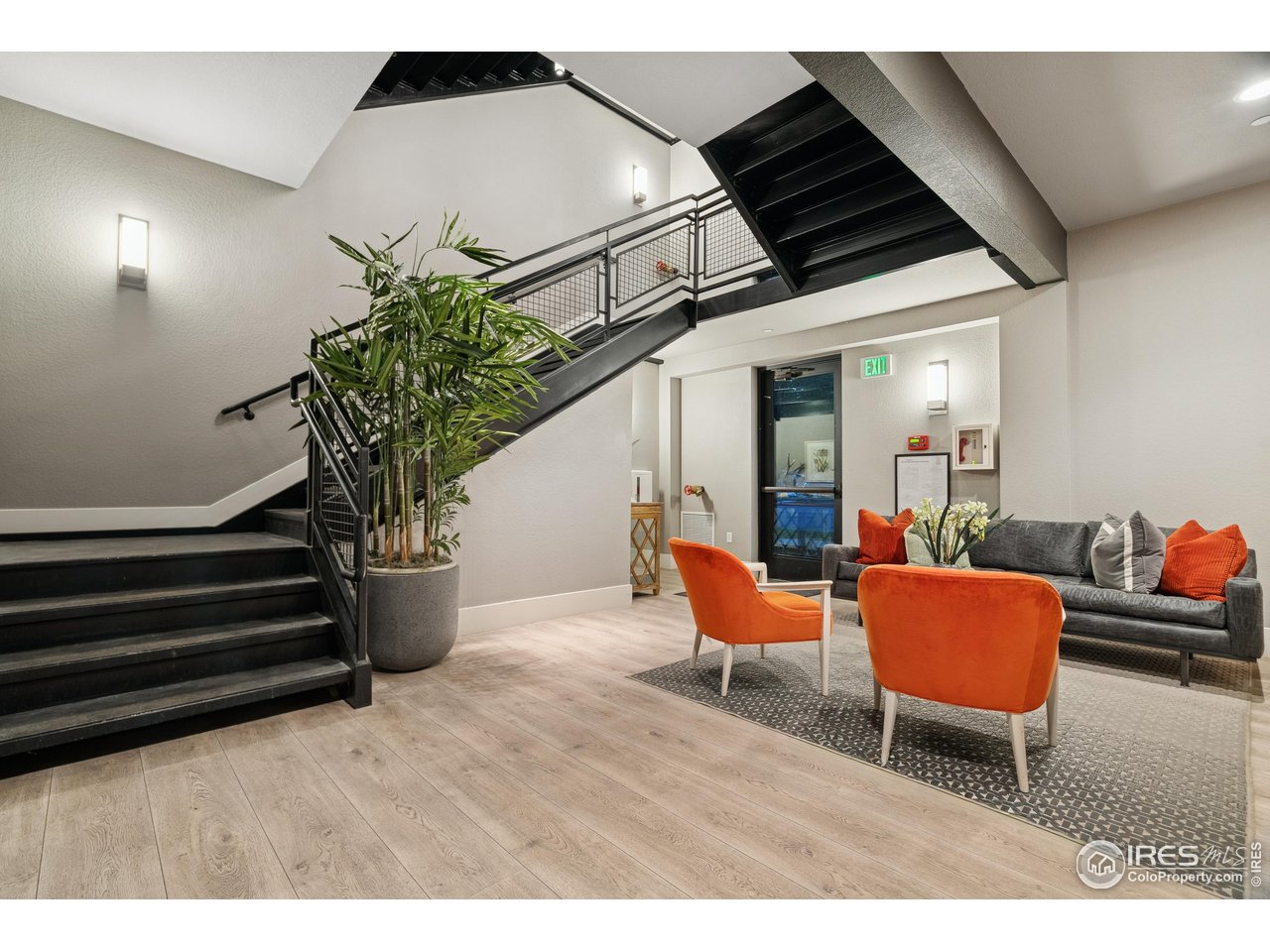 Experience luxury living in the heart of Downtown Fort Collins. This stunning, worry-free condo offers the perfect blend of comfort, style, and convenience. Step onto the expansive private deck and take in breathtaking mountain views, or relax inside among high-end finishes and thoughtfully designed details throughout.The gourmet kitchen features top-of-the-line appliances, including an in-unit washer and dryer, while a private infrared sauna adds an extra touch of indulgence. The split-bedroom floor plan provides both privacy and functionality, complemented by two spacious walk-in closets and additional storage in the secured underground garage.Your private parking space includes a high-speed EV charger, and secure key-pad building access with controlled garage entry offers peace of mind. Inside, the unit is remarkably quiet and welcoming-an ideal retreat from the energy of city living.Best of all, you're just steps from it all: Lee Martinez Park, the scenic Poudre Trail, and the vibrant shops and restaurants of Old Town.