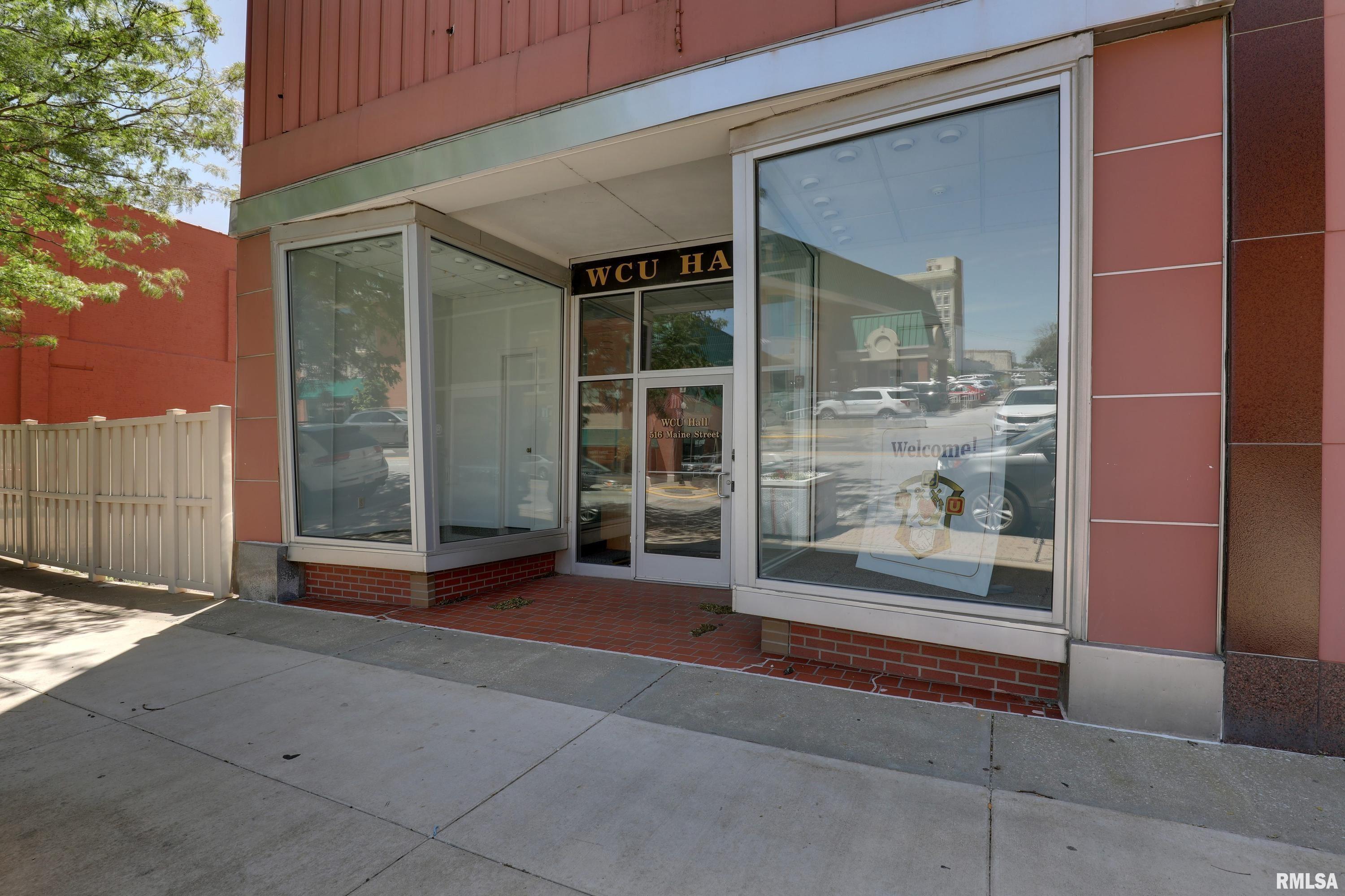 516 Maine Street, Quincy, IL 62301, is a versatile commercial property located in Quincy’s Downtown Business District (D1 Zoning) and within a TIF District. The two-story building contains approximately 3,894 square feet and features a well-maintained, full-service commercial kitchen complete with a hood and exhaust system, along with a grease trap located in the basement. The first floor offers a functional layout with a centrally positioned bar and seating area accommodating approximately 19 patrons, while the front banquet/event space provides seating for up to 128 guests. With a narrow footprint of approximately 22 feet in width, the property is well suited for restaurant, banquet, retail, office, or mixed-use redevelopment. The second floor is currently vacant and closed off, presenting future expansion opportunities. The basement is partially improved with concrete flooring, while the remaining area consists of a dirt floor, and both the first floor and basement benefit from rear access. Additional improvements include a membrane roof installed in 2013. This property presents an excellent opportunity for an owner-user or investor seeking a downtown location with existing infrastructure and redevelopment potential.