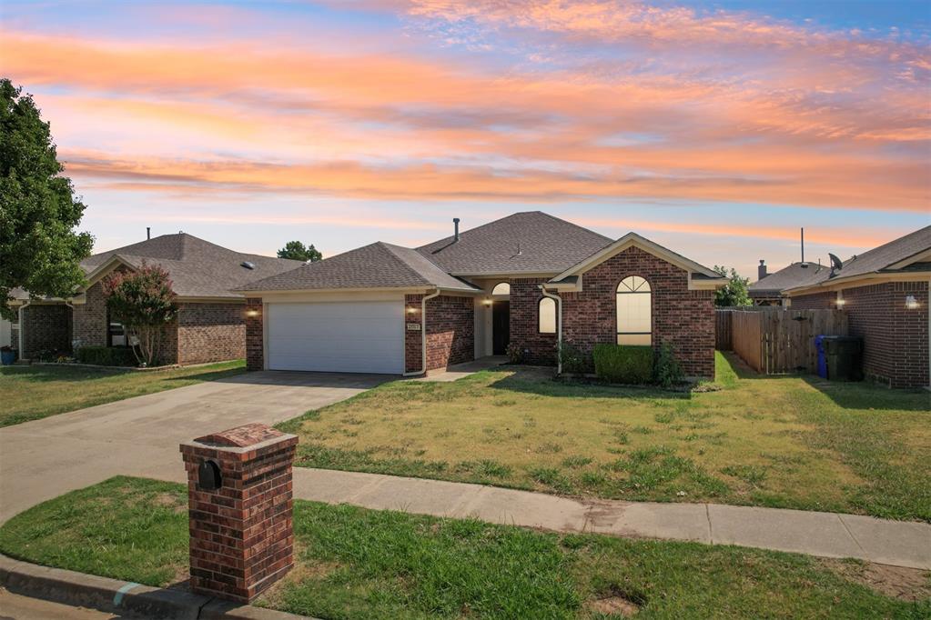 Welcome to this well-maintained, move-in ready home in the desirable East Ridge neighborhood of Southeast Norman! Priced competitively at just $225,000, this inviting property offers 1,568 sq ft of smartly designed living space with no wasted square footage. Enjoy a functional split bedroom floor plan, offering added privacy with the primary suite separated from the secondary bedrooms—perfect for families, guests, or a home office setup. Step inside to discover bright natural light filling the open living area, anchored by a cozy corner fireplace. The kitchen is efficient, featuring granite countertops, a gas stovetop, built-in microwave, and a full pantry for storage. This home includes 3 spacious bedrooms and 2 full bathrooms. There is also a fully fenced backyard with a partially covered patio, ideal for pets, play, or entertaining. A 2-car garage is perfect for additional storage. Don’t miss this opportunity to own a move-in ready home with prime access to Highway 9 and 10 minutes to the University of Oklahoma. Schedule your showing today—this one won’t last long!