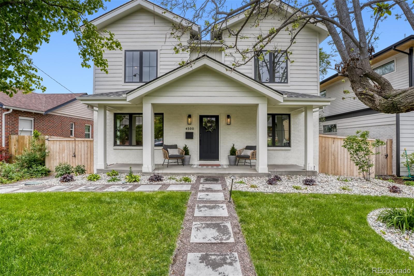 Gorgeous 2023 pop top & full addition - no detail overlooked*Lifestyle location location location*Sloans Lake*Tennyson*Highlands Square/32nd Ave* Farmer's Market*coffee*restaurants*boutique shops*grocery*gyms*Open floor plan w/kitchen & living room.  Quiet street w/excellent parking*walking into home, directly ahead is the double slider doors leading you to the entertaining back space that includes a 2024 hot tub & built in grill!  Miele kitchen appliance package incl 104 bottle 6' high wine storage, 48" double oven range 6 burners & griddle*Full walk-in pantry & Butler's Pantry*Office can be used a 6th bedroom for LT guests/family b/c of FULL main floor bathroom*Main floor has 3/4 bath for multi-generational living*3 bedrooms up*Two (2) fireplaces*firepit*built-in grill*hottub*2024 prof landscaping w/New trees*brand new fencing*Primary bedroom deck w/mountain views - gorgeous in the winter!Primary bedroom with Five piece bathroom set with soaking tub and custom lighting and plumbing fixtures & custom walk-in closet with 2 jewelry drawers*2nd bath w/double vanities & full bathroom*Laundry room separate w/access room to attic - has brand new 2nd furnace and A/C July 2025*Humidifier new - AprilAire 800*Bsmt has coffee bar w/mini-fridge & lots of storag*2 large closets; utility room in basement has 2nd laundry hookups*Big 2nd bedroom in basement is non-conforming and w/out closet; however, owner used hanging rack with storage/shelving underneath for guests*New 2023 roof, lots of parking available f&b*quiet street*2 car 20' x 20' garage w/2 bonus off-street parking directly behind garage*Fully purchased Xfinity Security System installed w/motion sensors on windows & doors*camera on garage*extra camera can be placed anywhere*Brick exterior w/hardyboard siding*Pella windows throughout*Large dining room w/custom Pottery Barn chandelier*Hurry!