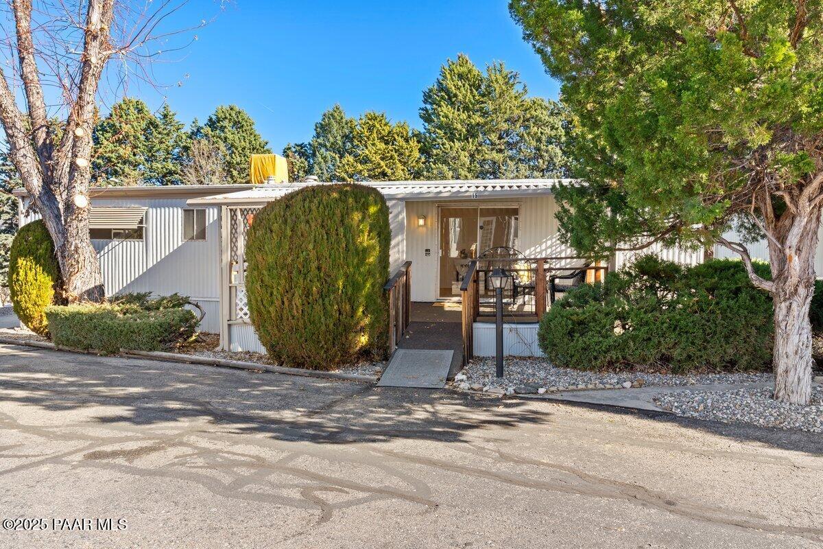 Super cute 1-bedroom, 1-bath home featuring fresh interior and exterior paint, brand-new luxury vinyl flooring, and a new water heater. Recent upgrades include copper plumbing and a roof covering completed in 2023, giving you peace of mind for years to come.📍 Conveniently located just 1 mile from downtown Prescott, you'll enjoy easy access to restaurants, shopping, and all the charm the area has to offer.🌿 Sitting on a nice corner lot, this property boasts a low-maintenance level yard and a handy storage shed.💰 Ask about available financing options--this gem won't last long!