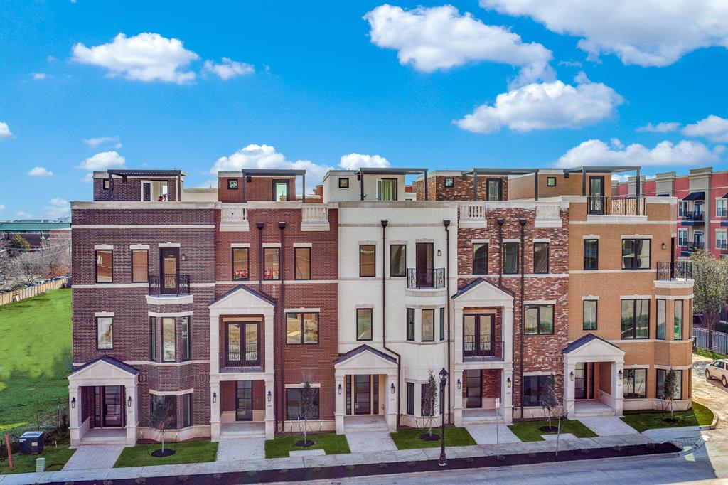Live where Grapevine happens. Just a 4-minute walk from historic Main Street, Grapevine Brownstones delivers an elevated lock-and-leave lifestyle pairing timeless architecture with modern luxury in one of the area’s most desirable walkable settings. Phase II introduces exclusive four-story residences, each thoughtfully designed with sophisticated finishes, exceptional craftsmanship and everyday convenience at the forefront. Inside, expansive open-concept living spaces are complemented by hardwood floors, premium appliances, custom cabinetry, designer fixtures, smart-home technology and high-end finishes included as standard—not upgrades. A dedicated elevator shaft is already incorporated into the home’s design, offering the opportunity to add a private elevator, while the rooftop terrace creates an unforgettable extension of the home with panoramic views and incredible space for sunset cocktails, outdoor dining or entertaining under the North Texas sky. Enjoy boutique shopping, acclaimed restaurants, wineries, festivals and entertainment along Main Street just steps from home, with Hotel Vin directly across the street, Cowboys Golf Club approximately 7 minutes away and DFW International Airport approximately 16 minutes away. Designed for buyers who value location, architecture and low-maintenance living without sacrificing luxury, Grapevine Brownstones offers the ultimate lock-and-leave lifestyle in the heart of Grapevine. Limited units available, this is a rare opportunity to own an exceptional home where luxury, walkability and convenience come together.