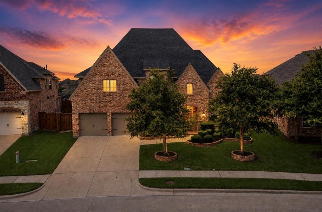 Stunning and immaculately maintained Highland Home nestled in the highly sought-after master-planned community of Devonshire. From the moment you enter, you’re welcomed by soaring ceilings, rich wood flooring, and abundant natural light throughout. Elegant formal dining area features wood flooring, while the private study with French doors overlooks the beautifully maintained front yard. Spacious living room showcases two-story ceilings, a  stone fireplace, wood floors, and a wall of windows overlooking the backyard. Chef’s kitchen is thoughtfully designed with granite countertops, rich stained knotty alder cabinetry, stainless steel appliances, gas cooktop, oversized island with breakfast bar seating, walk-in pantry, and a butler’s pantry with space for a built-in beverage cooler and wine rack. Private primary suite offers cathedral ceilings, walls of windows with backyard views, and an abundance of natural light. Spa-inspired primary bath features dual vanities, soaking tub, oversized separate shower, and a custom walk-in closet system complete with an additional vanity or desk area. A secondary bedroom and full bath are conveniently located on the first floor — ideal for guests or multigenerational living. Upstairs features a large game room, dedicated media room, two spacious secondary bedrooms, and a full bath with dual sinks. Finished-out three-car garage includes epoxy flooring & tandem parking. Enjoy the beautifully landscaped backyard complete with a covered patio, storage building, and plenty of grassy space for pets or play. Conveniently located just minutes from Hwy 80 with easy access to Interstate 20, plus close proximity to grocery stores, restaurants, and shopping. New Class 4 shingled roof installed in 2025. 100% financing available with USDA.