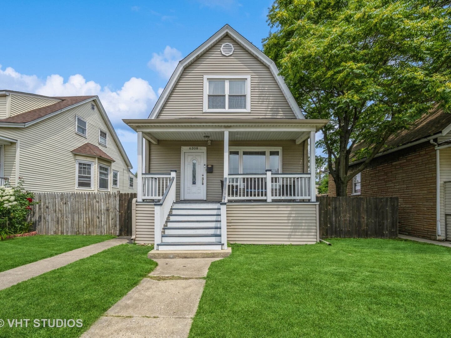 Experience luxury living in this exquisitely renovated in 2018 contemporary residence, perfectly positioned on a 40-foot lot in the sought-after Portage Park/Dunning neighborhood. This elegant 3-bedroom, 3.5-bath home blends sophisticated design with everyday functionality. The open-concept layout showcases a designer kitchen equipped with 42" custom cabinetry, quartz countertops, a striking mosaic backsplash, and a full suite of premium stainless steel appliances - ideal for both casual living and refined entertaining.  Original maple hardwood floors that flow seamlessly across the main and upper levels, adding character and warmth. Each of the three full bathrooms has been tastefully remodeled, and the fully finished lower level provides flexible living space, ideal for a media lounge, home office, or additional bedrooms. Step outside to enjoy the oversized yard, a detached two-car garage, and an extra parking pad.  Located near top-rated Bridge Elementary School, premier shopping at Harlem Irving Plaza and The Brickyard, and numerous parks and transit options. With low property taxes and uncompromising quality throughout, this is an exceptional opportunity to own a turnkey home in one of Chicago's most desirable neighborhoods.