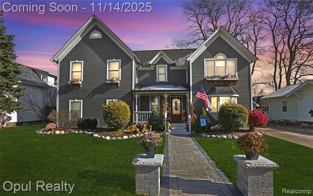 **Exquisite Downtown Northville Luxury Living – A Rare Opportunity**
Presenting a rare opportunity to own a stunning residence in the heart of coveted downtown Northville. This exceptional property is positioned directly across from the Downs development, offering a front-row view of the picturesque, newly developed park and serene riverfront. With the charm of Northville’s vibrant downtown just steps away, you’ll have immediate access to shopping, dining, and the bustling farmer’s market – all within a block. Relax and unwind in your own private oasis, featuring a landscaped backyard with a luxurious in-ground swimming pool. For those who appreciate extra space and functionality, the backyard also includes a detached garage with an upper-level loft, offering additional finished space that can be tailored to your needs. Boasting 5 bedrooms and 3 full bathrooms, this residence offers ample space for both family living and entertaining. The finished basement provides even more living space, ideal for a media room, home gym, or personal retreat. It is also pre-plumbed for a full bathroom. The main level features an open-concept design, a formal dining room, and chef’s kitchen – outfitted with top-of-the-line finishes and appliances. Every detail of this home has been thoughtfully designed to create an ambiance of luxury, comfort, and convenience. This is more than a home; it’s an exclusive lifestyle waiting to be embraced. Don't miss the chance to make it yours.