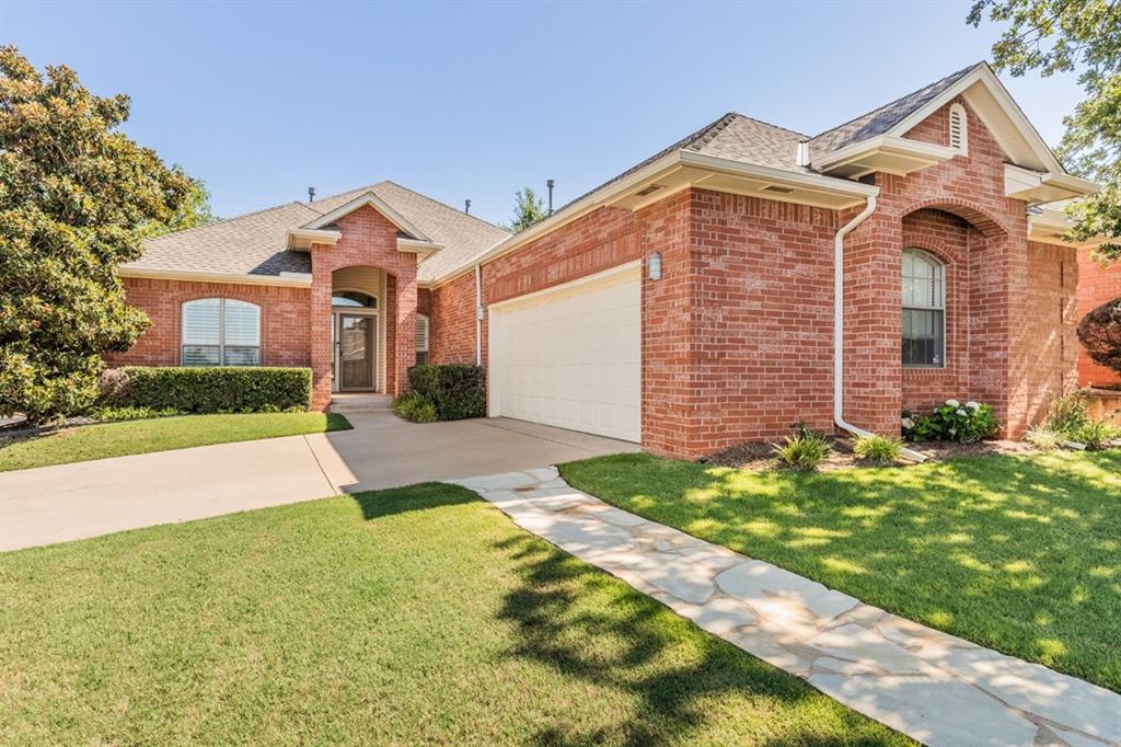 Home for rent on a corner lot in the Oak Hollow Garden home neighborhood! Enjoy the security that a gated entry brings, along with HOA-maintained lawns, and sprinklers! Beautiful engineered walnut flooring in the living, dining, and hallways. Bonus room/study could be 4th bedroom. The primary suite has access to the stamped and stained concrete patio! Also, notice the large storage closet in the garage. Let's not forget, it also has an exclusive neighborhood swimming pool and pond! All this and more perfectly positioned near a multitude of restaurants shopping and entertainment amenities. Property is occupied until further notice.
