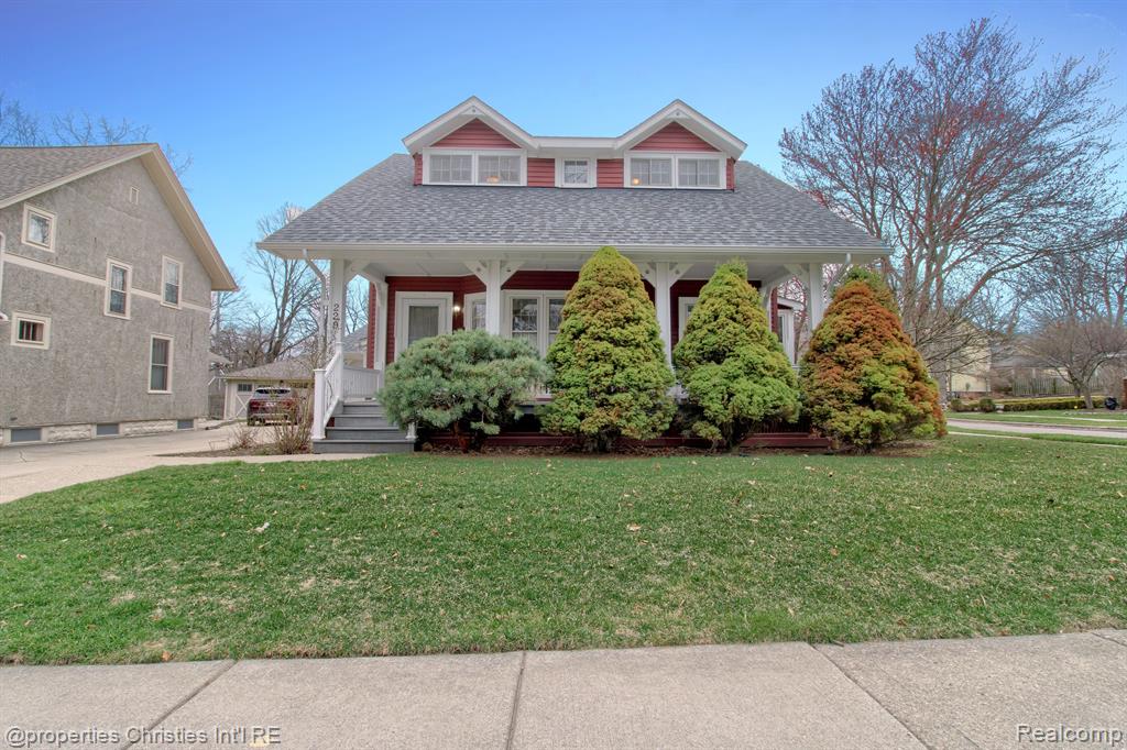 Are you looking to personalize and add your own touch to a solid classic foundation? Here is your opportunity to purchase this well constructed and well-maintained corner lot home in the heart of Northville's Historic District! Loaded with amazing features, original character and timeless appeal! Step inside and discover the exceptionally open living and dining spaces! The previous owner custom-built his kitchen cabinets showcasing abundant space to design your own dream kitchen. First floor primary suite offers additional sitting area, door to covered side porch, and direct access to garage. Three bedrooms, a full shared bath and a separate private vanity fill the upper level. Plenty of additional storage space is available on upper level for your creative touch. One full bathroom on each level adds to the home’s flow and function. Even more recreation space is tucked away in the lower level. Two car attached garage with potential for a tandem third. Two convenient driveways, one shared. Roof replaced and exterior painted within the last three-five years. Previously owned by one of Northville’s finest builders, this home has not been on market in 45 years. This peaceful and desirable neighborhood setting offers easy access to local amenities, restaurants, parks, and schools. Step back in time and make this beautifully preserved Craftsman your next home.  August 16, 2025 Update:  Seller is in the process of remodeling the upstairs and basement bathrooms with plans to replace the flooring throughout the majority of the home.  This remodel provides buyers with the unique opportunity to select their own finish materials or to wait for completion of Seller's updates.  Co-list can provide updates to the remodel status and timing.