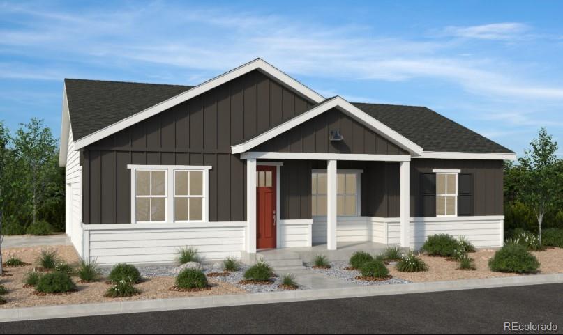 What's Special: Convenient 1st Floor Living | Close to Greenbelt | Oversized Patio | Close to Park | 1st Floor Primary Room. New Construction - June Completion! Built by America's Most Trusted Home Builder. Welcome to the Canyon at 9183 Violet Way in Trailstone! This is a thoughtfully designed ranch style home that brings ease, comfort, and connection to your everyday routine, making it ideal for anyone who wants simple lock and leave living without giving up style. From the front porch, you step into an open concept space where the great room, dining area, and kitchen with a center island blend naturally to create a welcoming setting for hosting or unwinding at home. The primary bedroom sits quietly at the back of the home with an attached bathroom that includes a dual sink vanity, a spacious shower, and a generous closet, while a secondary bedroom is located just off the great room with a full bathroom close by for added convenience. Additional Highlights Include: sliding glass door out to the patio. Photos are for representative purposes only. MLS#3251566