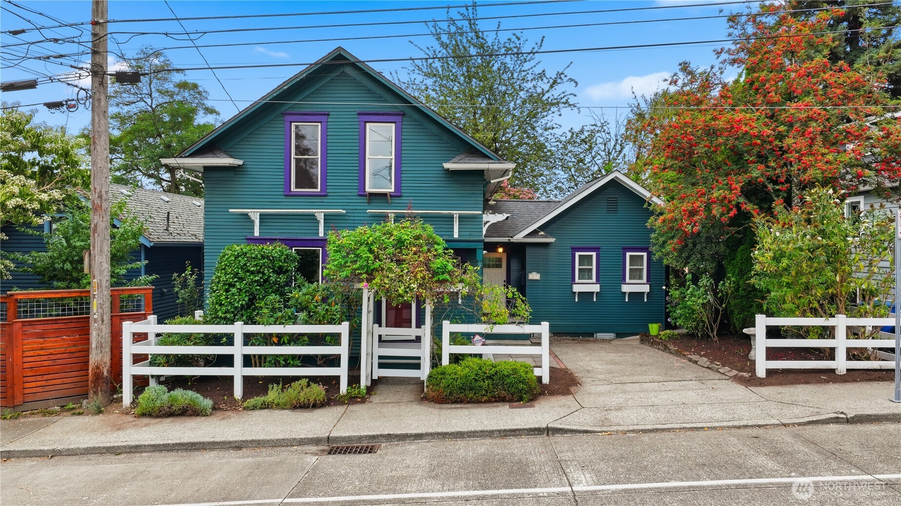 Look No Further! This home is perfect for someone looking for city life with a country feel. Even better, no HOA! Welcome to this charming urban gem filled with old-world character, warmth, and endless potential! This well-cared-for home offers a wonderful opportunity to move in and enjoy today while making it your own over time if you wish to make changes. The main level features beautiful fir floors, an inviting living room, separate dining room, kitchen with eating area and pantry, utility room, and convenient 3/4 bath. Upstairs you'll find two comfortable bedrooms with generous closets, wall-to-wall carpet, and a full bath. Outside, mature landscaping creates a welcoming setting, while the private backyard offers a patio perfect for relaxing, entertaining, or gardening, plus two garden sheds, basement access, and valuable off-street parking. Location is a standout! Near Judkins Park, Jimi Hendrix Park, light rail, I-90 and I-5, making this a commuter's dream with convenient connections to Downtown Seattle, Mercer Island, Bellevue, Redmond, and beyond. Enjoy nearby trails, parks, coffee shops, restaurants, shopping, and everyday conveniences. Walk, bike, drive, or take light rail from this wonderfully connected Seattle location. A rare opportunity to own a home with character, a private yard, off-street parking, and tremendous potential! WELCOME HOME!