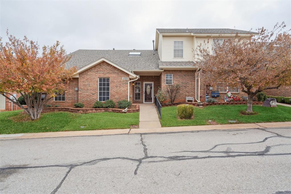 Welcome to 2333 Glenrock—an inviting, well-maintained home offering generous living space, beautiful natural light, and classic finishes throughout. Step inside to a wide-open living area featuring warm wood flooring, tall ceilings, crown molding, and a brick-surround gas fireplace framed by custom built-ins. The flexible layout provides multiple options for arranging living and dining spaces to fit your lifestyle.The spacious kitchen is a standout—equipped with abundant cabinetry, granite countertops, stainless steel appliances, a center island with seating, and a bright window overlooking the backyard. It flows effortlessly into the main living areas, making it perfect for entertaining.The primary living areas feel bright and airy thanks to large skylights and updated light fixtures, while neutral paint tones create a clean, move-in-ready feel. The home’s exterior is equally inviting with tidy landscaping, a covered entryway, and charming brick accents.Located in a desirable, established neighborhood, this home offers easy access to shopping, restaurants, and major conveniences. Clean, spacious, and full of character—this one is ready for its next owner!