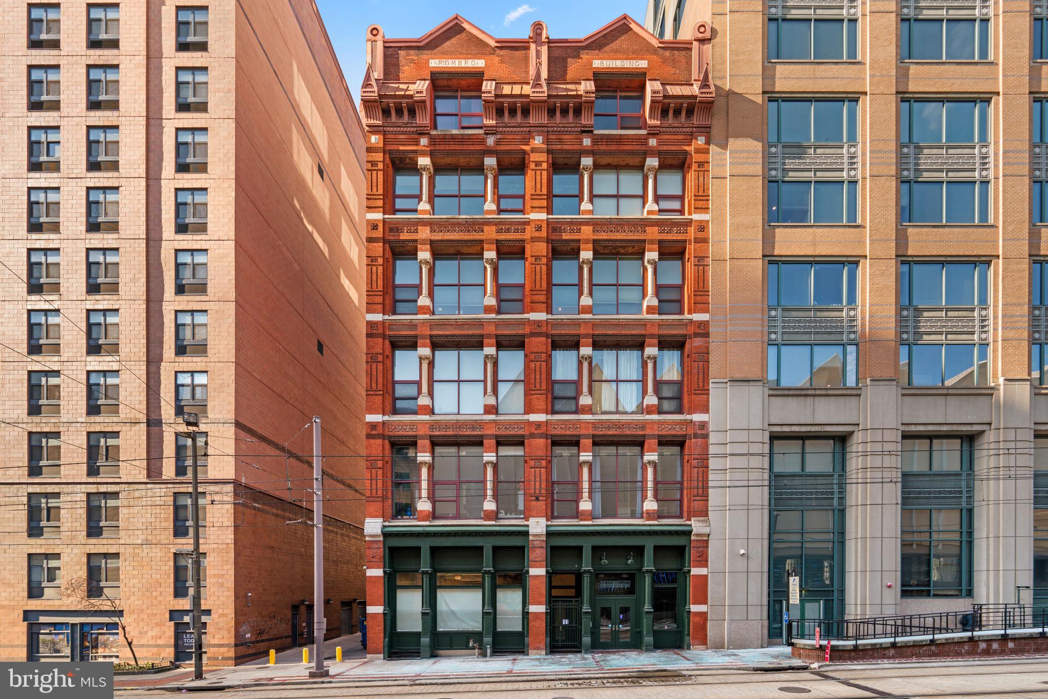 ***Property to be vacant beginning March 15th*** Step into this very unique downtown 2-bedroom,  2-bathroom condo with a cool, urban vibe and an airy open-concept floorplan. Soaring 14-foot ceilings and tall windows flood the space with natural light, highlighting bamboo floors throughout. The modern kitchen features stainless steel appliances and granite countertops, with the gas stove, microwave, dishwasher, waste compactor, garbage disposal, and faucet all replaced within the past five years.  Adding to the home's convenience is a dedicated in-unit laundry room, providing private storage and ease of living.Major updates provide peace of mind, including a brand-new 3-ton heat pump installed September 2025 using R-454b refrigerant and backed by a one-year warranty, plus a 50-gallon electric water heater installed September 2021. Enjoy the comfort and security of a secure building with coded access to entrances, elevators, and stairwells.Perfectly located near the light rail, UMD, and everything Baltimore has to offer—dining, shopping, and entertainment—this condo blends style, convenience, and modern living in one exceptional home. Mortgage savings may be available for buyers of this listing.