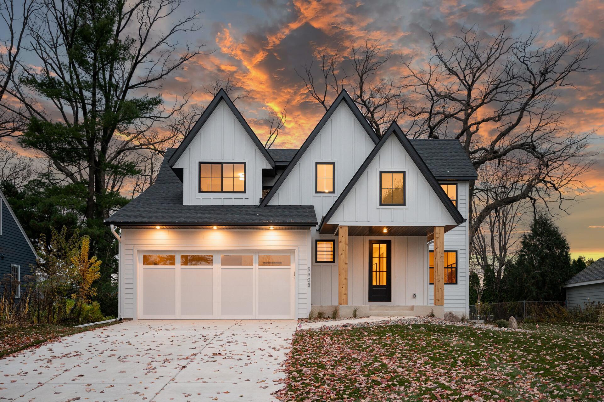 A rare opportunity awaits in the heart of Edina’s highly coveted Chowen Park neighborhood—a meticulously designed, custom home that effortlessly blends timeless craftsmanship with modern luxury. Featuring 6 spacious bedrooms and 5 elegantly appointed bathrooms, this residence promises an elevated lifestyle, all within walking distance of parks, shopping, dining, public transportation, and top-tier schools. Step inside to discover an expansive open-concept main floor with soaring 10-foot ceilings and a dramatic vaulted foyer that creates an unforgettable first impression. The gourmet kitchen and living areas are the true heart of the home, adorned with on-site finished hardwood flooring, custom cabinetry, and exquisite tile work that showcases the finest in design and detail. Exposed ceiling beams and a bespoke iron staircase railing add architectural flair and craftsmanship. Upstairs and in the fully finished lower level, you’ll find 9-foot ceilings that maintain the airy, open feel throughout the home. Each bathroom has been thoughtfully designed with blending spa-like comfort with refined elegance. The three-car garage is finished and heated, ensuring year-round convenience and comfort. All of this is nestled within the award-winning Edina School District. Sellers are offering a $10,000 allowance for the buyer to use toward installing a new fence of their choice.