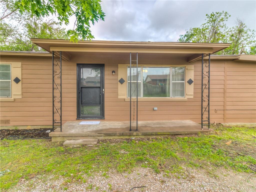 This 3-bedroom, 1-bath home sits on a spacious interior lot in Southeast Oklahoma City, just minutes from Tinker AFB and easy access to I-35 and I-240. The kitchen includes a dishwasher, and a large laundry room offers extra storage most homes this size don't have. Central heat and air, plus a rare in-ground storm shelter built into the home, add year-round comfort and real peace of mind through Oklahoma storm season. Out back, a fenced yard with a storage building gives room to garden, entertain, or just spread out. Zoned to Mid-Del Schools. A solid opportunity for a first-time buyer, downsizer, or investor looking for a low-maintenance property in a convenient location.