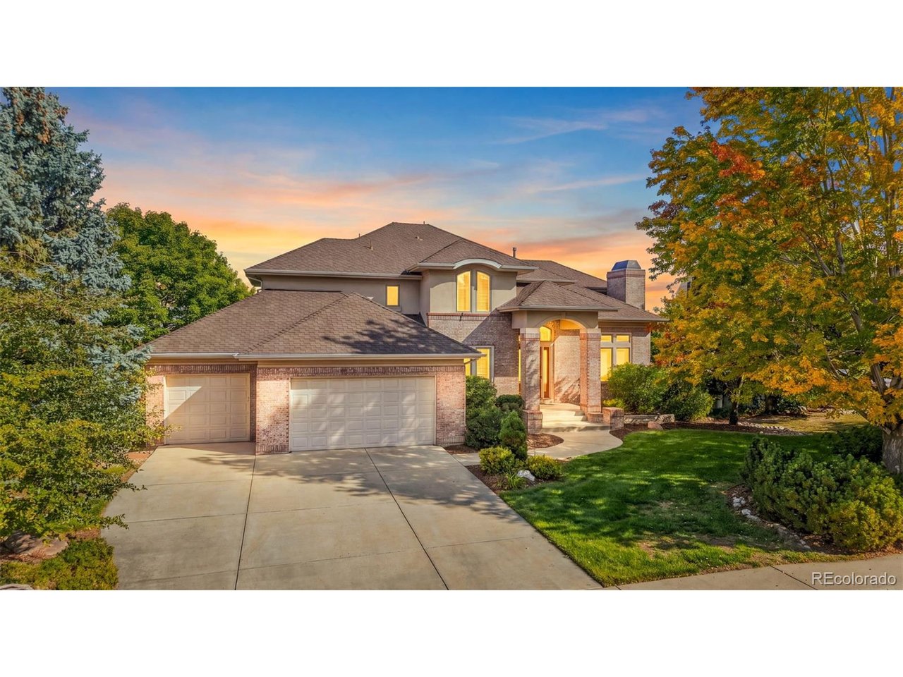 Welcome to an exceptional home on a quiet cul-de-sac in the highly sought-after Indian Peaks community, offering more than 5,000 square feet of beautifully designed living space and stunning mountain views. From the moment you step inside, the grand staircase, soaring vaulted ceilings, abundant natural light, and expansive windows create an impressive sense of space and elegance.The home features beautiful wood floors, coffered ceilings, solid-core doors, ample storage throughout and thoughtful finishes throughout. The spacious kitchen is equipped with high-end stainless steel appliances and offers an ideal setting for both everyday living and entertaining. A dedicated main-floor office provides a private and comfortable space for working from home.The expansive primary suite is a true retreat, featuring a large bedroom and private en-suite bath. Generously sized living areas throughout the home provide plenty of room to gather, relax, and entertain.One of the home's standout features is its setting-with no homes directly behind, you'll enjoy added privacy, an open feel, and beautiful mountain views. The walkout basement with 10 ft ceilings adds even more versatility and future living space while providing direct access to the outdoors.  The home comes equipped with a custom high-end temperature controlled wine cellar-an exceptional space to showcase and preserve your collection while adding an additional touch of sophistication.Indian peaks amenities are top notch with trails, open space, parks and community pool for endless activities out your front door!With over 5,000 square feet, impressive architectural details, abundant natural light, mountain views, and a premier location in Indian Peaks, this home offers an exceptional combination of space, privacy, and Colorado living.