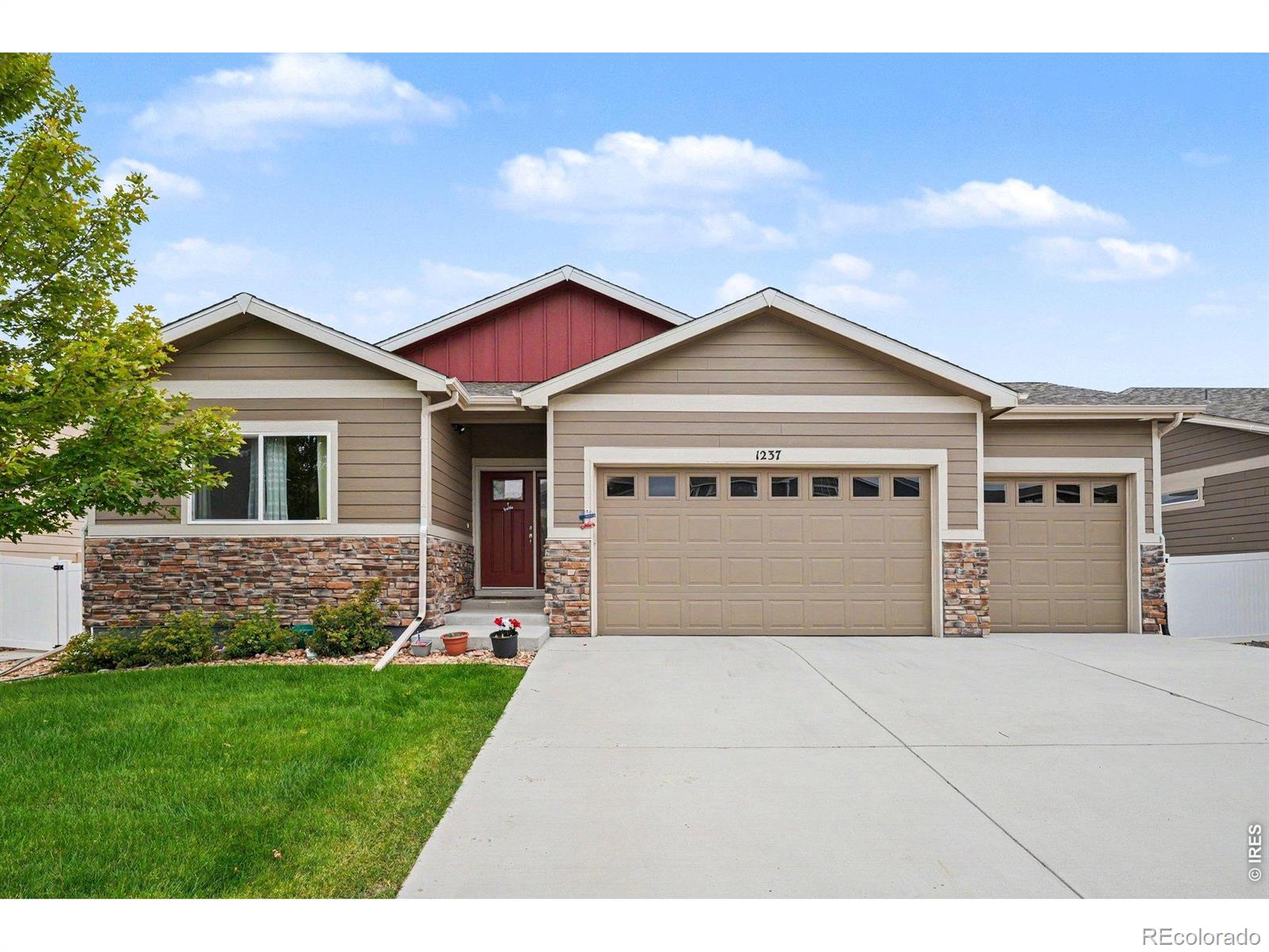 MOTIVATED SELLER!! Welcome to this inviting 2-bedroom, 2-full-bath home offering comfortable main-level living, a 3-car garage, and unfinished basement ready for you to personalize. The low-maintenance backyard features artificial turf, rock landscaping, and a large patio - perfect for relaxing or entertaining.Enjoying a prime location near Hwy 287, making it easy to reach downtown Berthoud, Loveland, Longmont, I 25, or the mountains. TPC, a bike park, playground, and recreation center are all nearby, putting recreation and everyday amenities within easy reach.Schedule your showing today!!