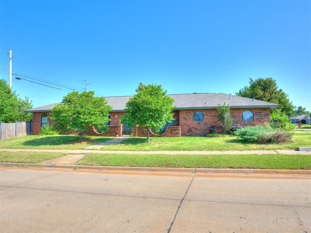 Welcome home to this fantastic corner lot featuring 4 bedrooms, 2.5 baths, and a floor plan that offers plenty of space for everyone. You'll love the two large living areas, including one with a beautiful vaulted ceiling that creates an open and inviting feel. The kitchen features granite countertops and opens to the dining area, making it perfect for everyday living and entertaining. Granite countertops continue throughout all of the bathrooms for a cohesive, updated look. Step outside to a private backyard with plenty of patio space and full privacy fencing, giving you the perfect place to relax or host friends and family. The oversized three car garage includes an in ground storm shelter, and the solar panels help keep energy costs down. This home has the space, features, and value you've been looking for.
