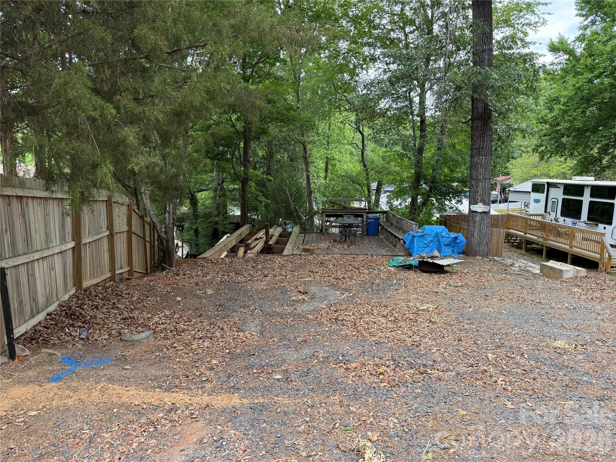Starter Lot. Here is an affordable opportunity to join this fabulous community. You can use it like it is or make improvements to add value.  Two tiers with this lot. Come and see if you can make this your "Happy Place" here in the park. All buyer must be with a realtor to gain access to the community.