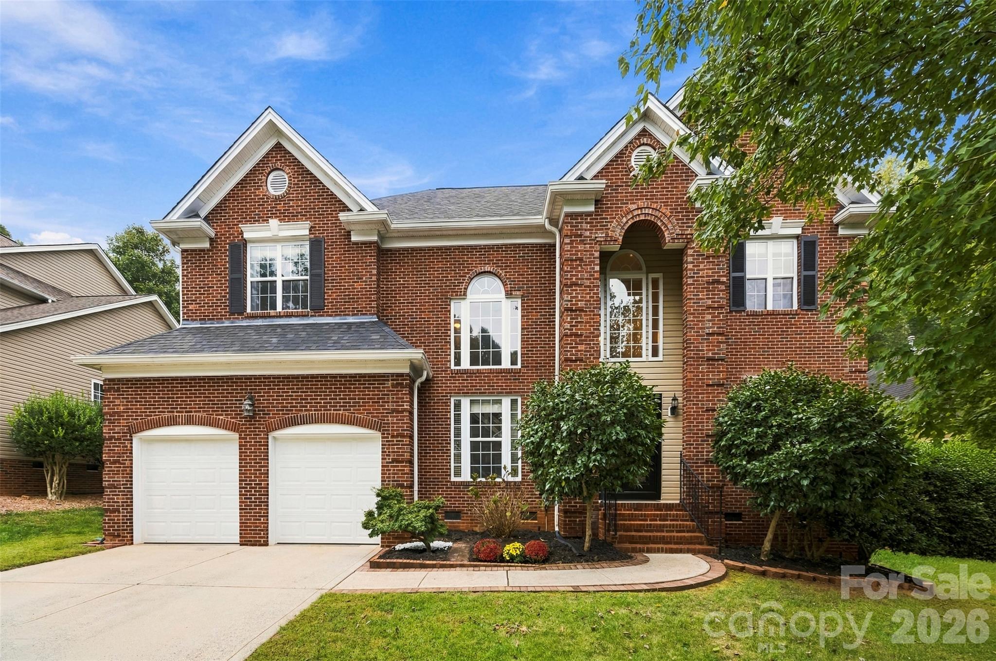 Welcome to 6326 Stephens Grove Lane, a beautifully maintained home offering over 3,000 square feet in one of Huntersville's most coveted neighborhoods. Wrought-iron double front doors open to a grand foyer featuring a stunning staircase with custom Tuscany-style wrought-iron railings, creating an unforgettable first impression. Custom built-in library shelving, added in 2020, provides both character and functionality.This spacious 4-bedroom, 3-bath home also includes a large bonus/flex room ideal for a media room, playroom, home office, or fitness space. The main level features a guest bedroom and full bath, a formal dining room, and an open-concept kitchen with granite countertops, stainless steel appliances, and a breakfast area overlooking the inviting great room with fireplace.Upstairs, the primary suite offers a generous walk-in closet and a spa-inspired en-suite bath with dual vanities, a garden tub, and a separate shower. Custom motorized blinds add convenience and style to the second-story front windows and the soaring great room windows.Step outside and enjoy the expansive Trex Transcend deck, installed in 2021, complete with a retractable awning and overlooking the fenced backyard on a quarter-acre lot. Whether hosting family gatherings, entertaining friends, or simply relaxing outdoors, this space is designed to be enjoyed year-round.Major updates provide peace of mind, including a French drain system, sump pump, and new crawl space vapor barrier (2024), tankless water heater (2023), upper HVAC system (2023), lower AC unit (2022), and upgraded 6-inch gutters with gutter guards (2021).Residents of Stephens Grove enjoy exceptional community amenities, including a clubhouse, pool, tennis and pickleball courts, basketball courts, and a playground. Outdoor enthusiasts will appreciate being within walking distance of Buckeye Cove Nature Preserve and its scenic hiking trails.Ideally located less than 10 minutes from Birkdale Village and Blythe Landing on Lake Norman, and approximately 25 minutes from Charlotte Douglas International Airport, this home also offers convenient access to I-77, Uptown Charlotte, shopping, dining, and entertainment.Schedule your private showing today and discover everything this exceptional Huntersville home has to offer.Some photos have been virtually staged. Listing agent is a co-owner of the property.