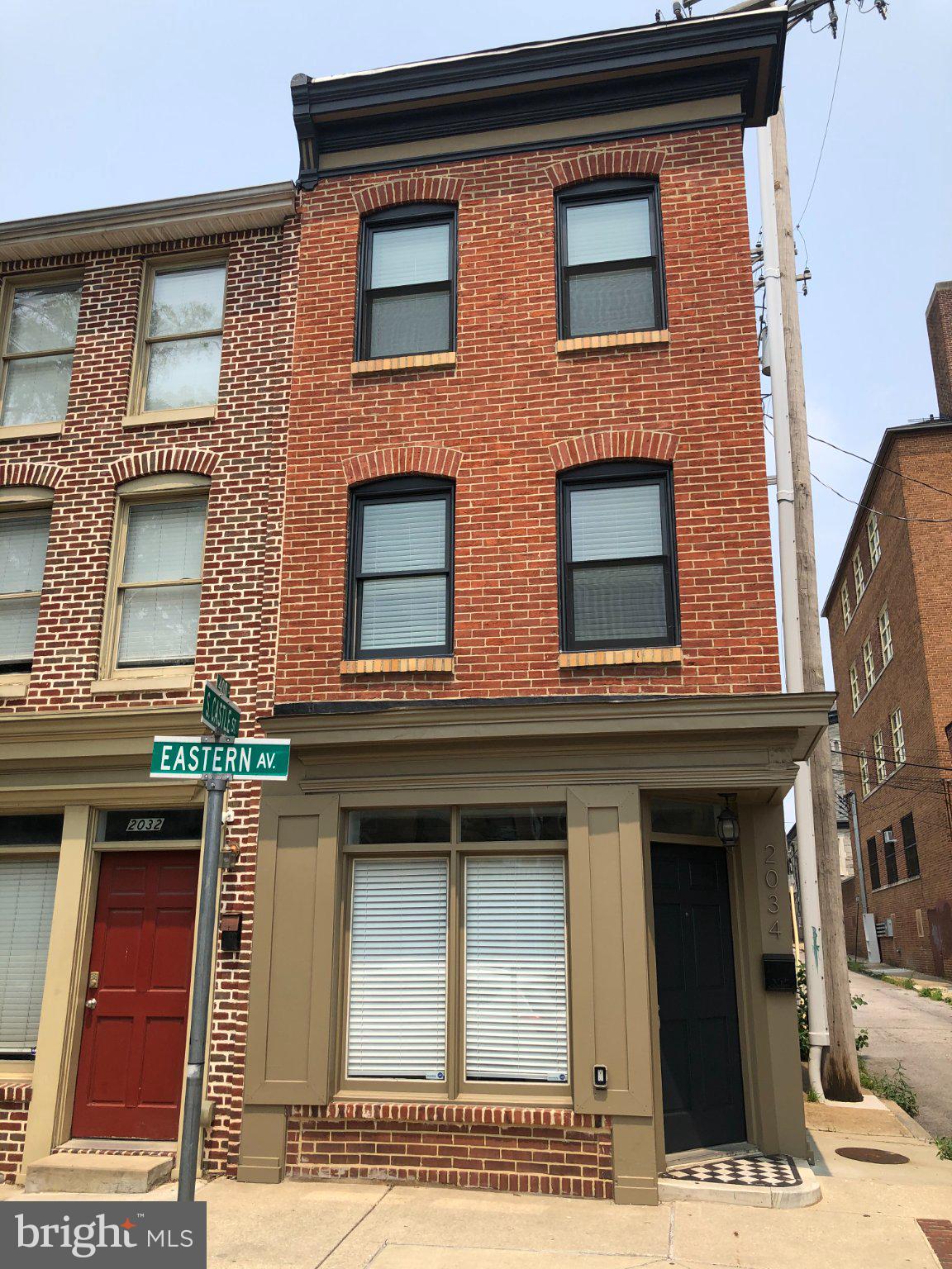 This 4 level End of Group Fells Point home has 3 large bedrooms w/ a den, 3.5 baths w/ a fully finished basement and possible 4th bedroom w/ TV/Media room.  Hardwood floors, recessed lights, granite & SS appliances in kitchen.  There are 2 separate high efficiency HVAC systems, a ON DEMAND natural gas water heater and 2 laundry rooms.  4th floor Owner Suite has attached bathroom, private sitting room with wet bar and rear deck access.  The expansive roof deck has amazing water views! Close walk to Fells Point waterfront w/ some of the best restaurants, bars and shops in the city!  Seller will pay for one year parking in lot directly across the street.  Home is currently rented for $3,450/month with lease ending May 2027.