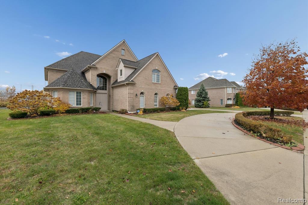 Morgan Waterford Estates….rare opportunity!!!  Luxury, best describes this over 4,000 square foot custom beauty situated within a very private, gated community. The home offers 5 massive bedrooms, 4 full baths and a 1/2 bath… There’s a first floor master suite (how convenient) PLUS a huge en-suite on the 2nd floor.  The open concept offers fabulous views of the Detroit River throughout the property and includes your very own boat slip! Circular drive, 4 car attached garage, too many features to name.  Schedule an appointment and come take a look for yourself.  It won’t last long!