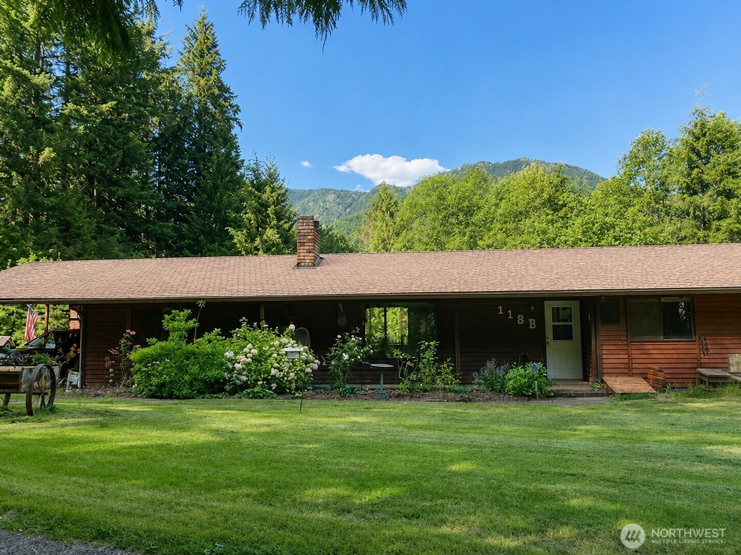 Location! Privacy! Mt. Views! A hidden gem! Nice 1720SF Rambler on 1.3 acres, 2 parcels, a 24x36 shop and magical yards filled with an abundance of wildlife. Newer kitchen (2021), newer heat pump & furnace (AC/Heat 2020), 312SF carport with covered walkway to family room and huge pantry. New well (2019), new wood stove insert, primary bedroom with 1/2 bath, 2 bedrooms, full bath, utility room, lots of space, light, opening to a park like setting, fruit trees, garden area. Home is on a dead-end private drive, peaceful country living. So much potential here! Property is waiting for it's next chapter! Close to lakes, rivers, fishing, hunting, endless recreation! Tax ID 033899006000 included in sale.