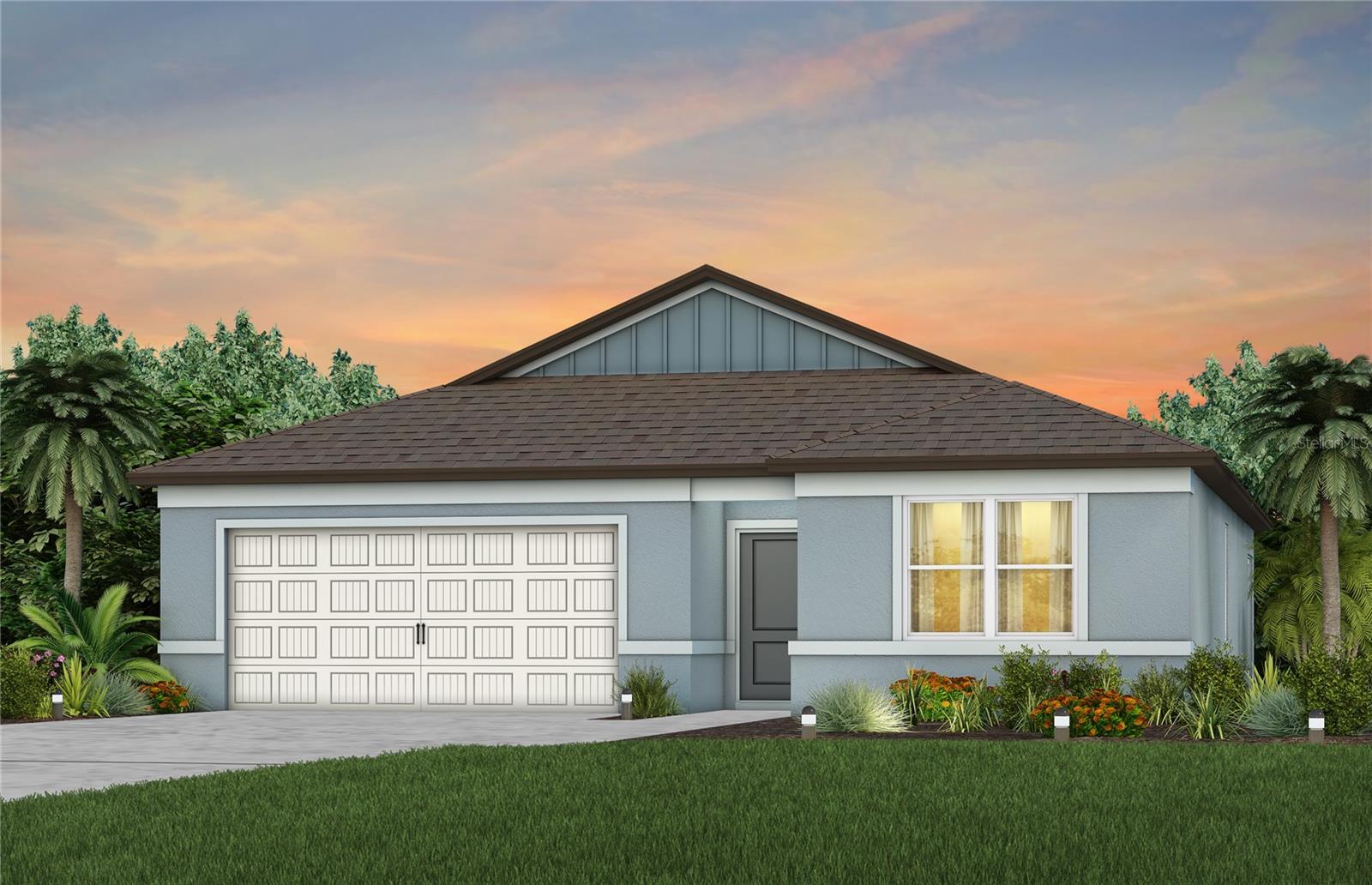 Under Construction. Centex is selling in Oakfield Lakes! Enjoy all the benefits of a new construction home in this master-planned community located in Parrish, FL. Oakfield Lakes is just minutes from I-75 for easy commutes to major urban employment centers, entertainment districts, and some of the most beautiful beaches in the country. Plus, this community features an expansive clubhouse, a resort-style pool, nature trails, park and playground areas, an event lawn, and so much more!
This Chapman features an open-concept floor plan with the space you’ve been looking for in a single-story home. The designer kitchen showcases a center island, stainless steel undermount sink, upgraded white cabinets, quartz countertops with a 4" quartz backsplash, and Whirlpool stainless steel appliances including a dishwasher, refrigerator, microwave, and range. 
The bathrooms have matching cabinets and quartz countertops and a walk-in shower and dual sinks in the Owner's bath. There is luxury vinyl plank flooring in the main living areas, 18”x18” tile flooring in the bathrooms, and laundry room and stain-resistant carpet in the bedrooms.
Enjoy peace of mind with Pulte’s transferable, 10-year Limited Structural Warranty that covers materials and workmanship in the 1st year, workability of plumbing, electrical, HVAC, and other mechanical systems through the 2nd year, various types of water infiltration and internal leaks through the 5th year, and the structural integrity of the home through the 10th year. Plus, we’re currently offering limited-time incentives and below-market rates!
This home makes great use of space with a welcoming foyer leading to an open kitchen, gathering room, and café area. The luxury Owner’s suite offers privacy in the back of the home and has a spacious walk-in closet. There’s also a convenient laundry room with washer and dryer, a covered lanai, and a 2-car garage. 
Additional features include whole house faux wood blinds, upgraded cabinet hardware and a Smart Home technology package with a video doorbell.