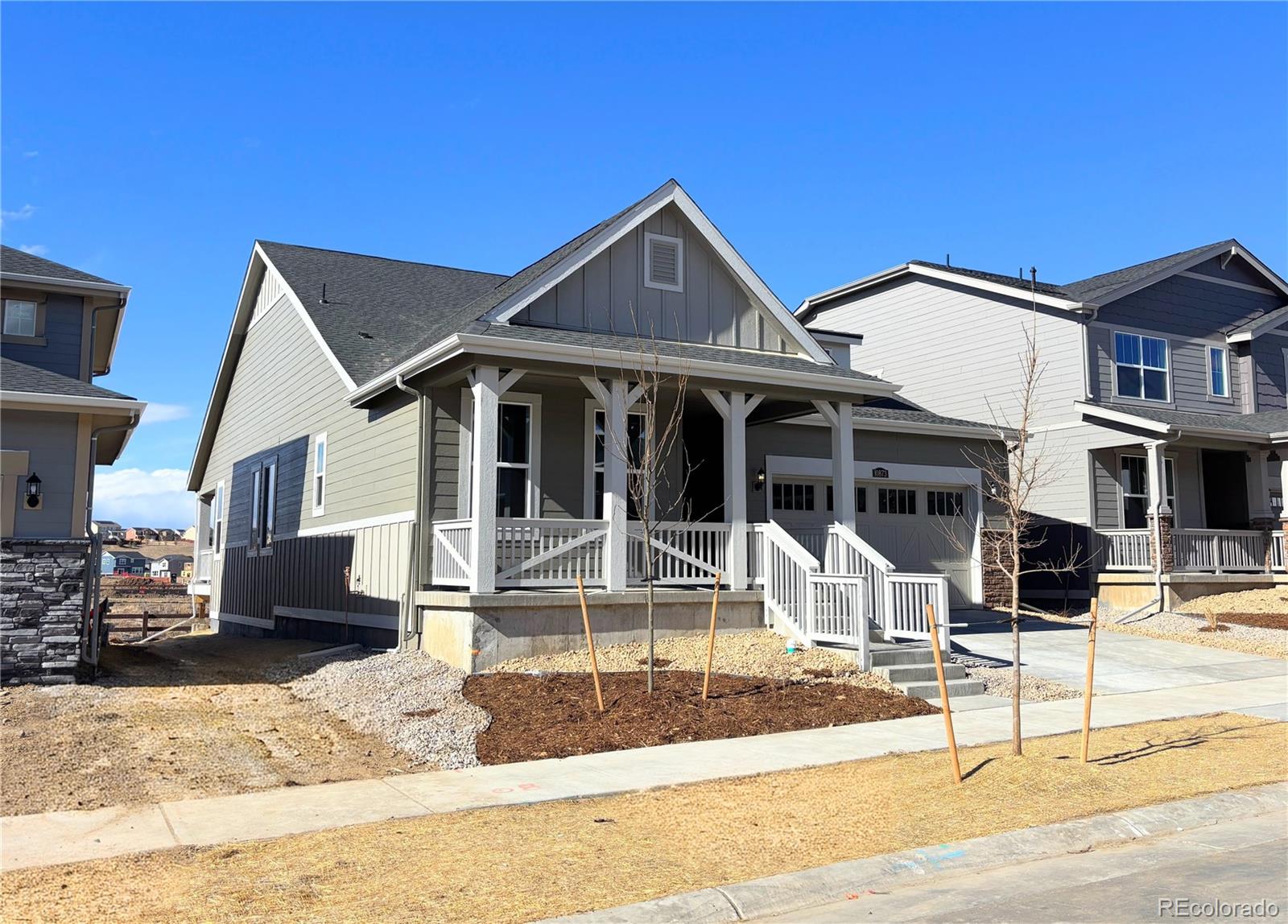 ****Contact builder today about Special Financing for this home - terms and conditions apply**Available NOW! Beautiful Graham ranch is located the new Newlin Crossing community features 3 beds, 2 baths, great room, kitchen, 2 car garage and unfinished basement.  Gorgeous upgrades and finishes throughout including stainless steel appliances, luxury vinyl plank flooring covered back deck and more.  The open kitchen & dining area is great for family gatherings while the deluxe owner's suite is a perfect retreat after a long day. This builder seamlessly blended & showcased the unparalleled beauty of Colorado with the most innovative homes, energy efficient technologies & modern conveniences, bringing the best of both worlds together. Each floor plan is thoughtfully designed to combine elegance & luxury together with hi-tech energy efficient features. What some builders consider high-end upgrades, the builder makes standard. Colorado living at it’s finest. Close to dining, shopping, entertainment & other amenities. Don’t wait – this community will sell out quickly! Welcome Home! Photos and walkthrough tour are a model only and subject to change. In addition to the Newlin Crossing Metro District, there is the Stonegate Village Metropolitan District that services and maintains the clubhouse and pool. An additional $72.78 per month operations fee is imposed.
