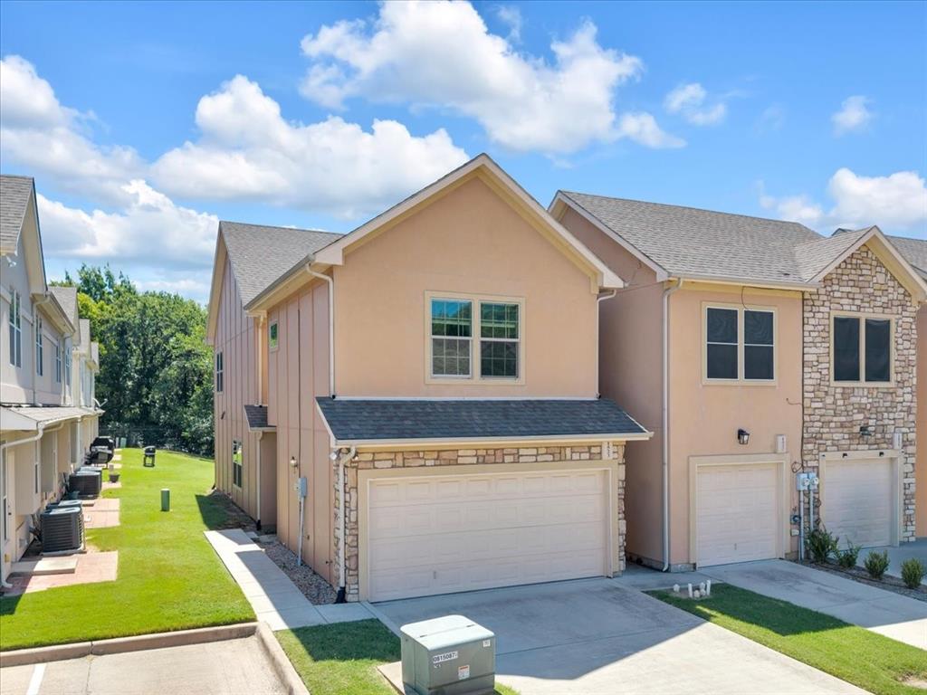 Updated town home in a gated community offering the perfect blend of comfort, style, and convenience. Ideally located with easy access to I-30, this home is less than 20 minutes from downtown Fort Worth and Arlington, making it an excellent choice for commuters traveling to Dallas or anywhere in between.This home has 2 primary suites that provide exceptional flexibility for multi-generational living, guests, or added privacy. Every bedroom has a walk-in closet. The home also includes a 2-car garage connected by a convenient breezeway.Inside, you’ll find the following updates, including luxury wide-plank vinyl flooring, modern fixtures, and energy-efficient LED lighting. Move-in ready and thoughtfully upgraded, this gorgeous home offers low-maintenance living in a prime location.