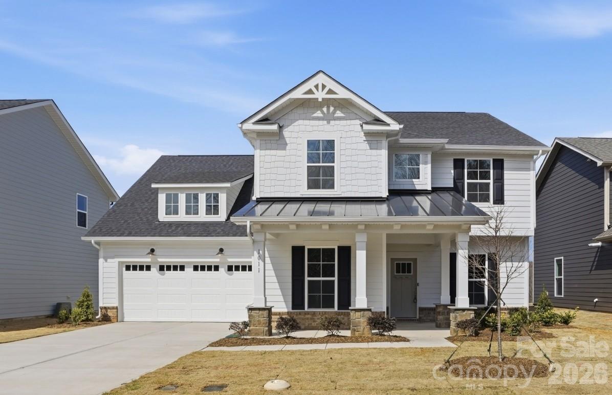 Welcome to 1011 High Bluff Point, an exceptional new construction home in the desirable Forest Creek community by Pulte Homes. Showcasing the elegant Northridge floor plan, this beautifully designed two-story residence offers four bedrooms, three and a half baths, and refined living spaces thoughtfully crafted for both comfort and entertaining.A gracious foyer welcomes you inside, where a formal dining room illuminated by a stylish chandelier creates the perfect setting for memorable gatherings. A convenient butler’s pantry seamlessly connects the dining room to the heart of the home—an impressive chef’s kitchen designed to inspire. Here, you’ll find a gas range with vented hood, wall oven and microwave, and an expansive center island with seating, sink, and dishwasher, creating an ideal space for both culinary creativity and casual conversation.The open-concept layout flows effortlessly into a light-filled breakfast nook and an inviting great room lined with windows that frame views of the backyard and bathe the space in natural light. Just off the garage entry, a versatile flex space offers the perfect opportunity for a stylish command center, computer nook, or drop zone for everyday convenience.Upstairs, the private owner’s retreat provides a serene escape, complete with a spacious bedroom and spa-inspired ensuite bath featuring dual vanities and a sleek glass-enclosed shower. A secondary bedroom enjoys its own private ensuite bath—perfect for guests or extended family—while two additional bedrooms share a beautifully appointed hall bath. A generous bonus room creates endless possibilities for recreation, media, or play.Step outside to enjoy the partially covered patio, an ideal setting for relaxing mornings, alfresco dining, or unwinding on warm Carolina evenings.Forest Creek is an exciting new community offering resort-style amenities including a pool, clubhouse, pickleball courts, playground, and scenic walking trails—creating a lifestyle that balances recreation, relaxation, and connection.With the advantages of new construction, including modern design, energy efficiency, builder warranties, and the opportunity to personalize finishing touches, this home presents a rare opportunity to enjoy elevated living in one of Waxhaw’s newest neighborhoods.