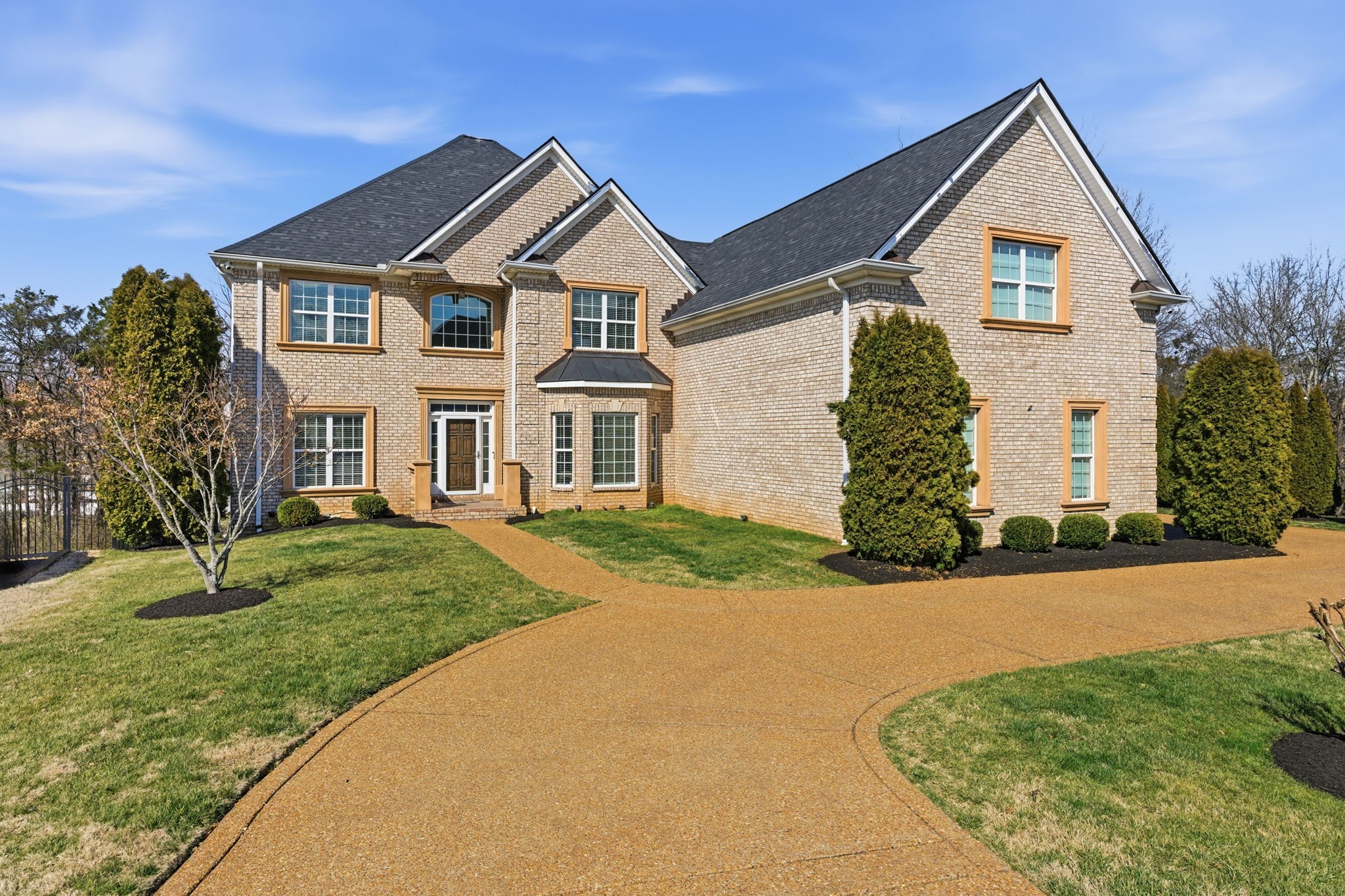 Welcome to the largest custom built home in Aarons Cress Subdivision*Bedrooms on all 3 levels*Primary Suite with His & Hers Closets on first floor*2nd level has 2 large bedrooms that can also be used as primary suites along with 2 other nice sized bedrooms*Massive kitchen with newer Double Ovens, Refrigerator and Microwave(2024)*Granite throughout the entire house*4 new HVAC units(2025)*New Roof(2023)*2 Gas Fireplaces*Walk out basement*3 Decks and a Patio*Irrigation System*Central Vacuum System*Theatre Room with a wet bar*7 Bedrooms*6 full and one half bathrooms*Ample storage in lower level*Sunroom*Alarm system with Cameras*70in T.V. in Family Room conveys*All heavy duty shelving in storage/utility room conveys*