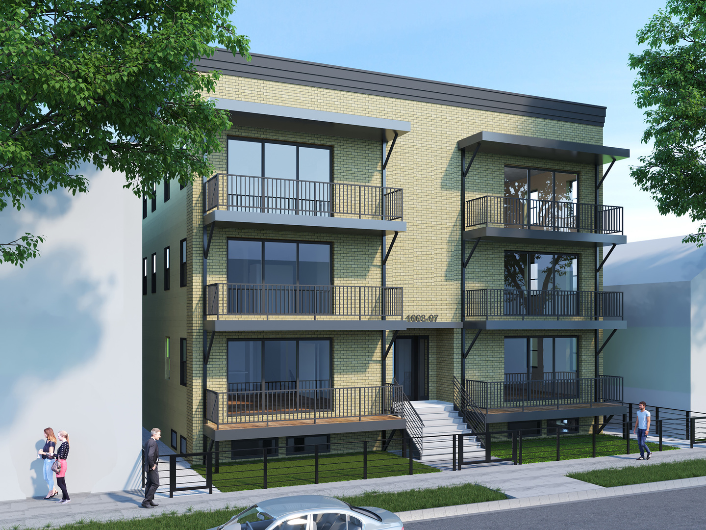 STUNNING SIX BRAND NEW LUXURY CONDOS IN VIBRANT EAST PILSEN. EV READY GARAGE PARKING included. 3rd FLOOR UNITS ARE 1450 sq ft DUPLEXED UP 2 BED 2 BATHS PLUS LOFT/OFFICE SPACE.  UNITS OFFER MODERN KITCHEN, CONTEMPORARY STYLE CABINETRY, QUARTZ COUNTERS, SS APPLIANCES. ELEGANT BATHROOMS WITH MODERN FINISHES. SPACIOUS PRIVATE DECKS,  CLOSE TO TRANSPORTATIONS, EXPRESSWAY & RESTAURANTS.