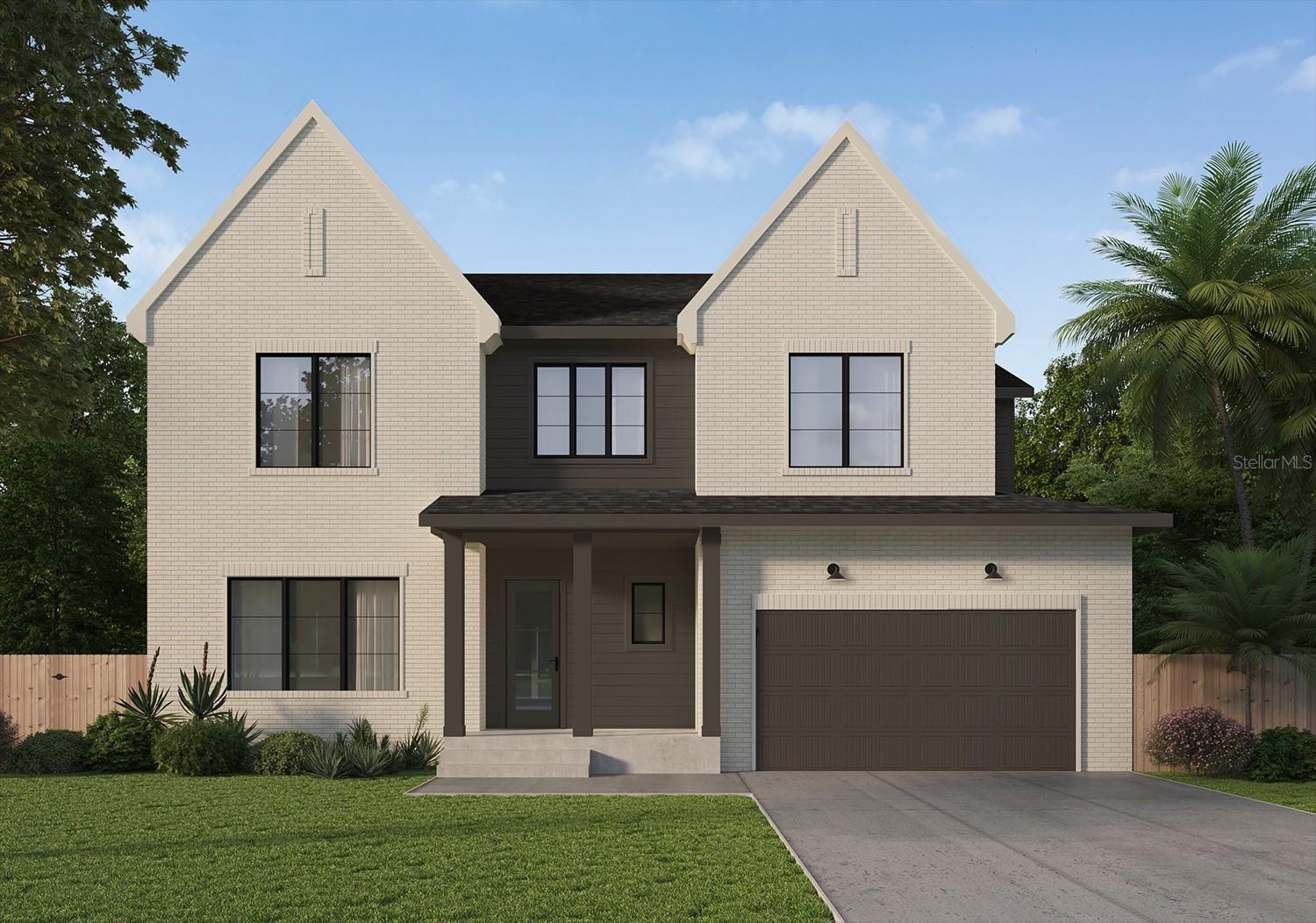 Under contract-accepting backup offers. One or more photo(s) has been virtually staged. Under Construction. This brand new single family residence offers an expansive layout designed for entertaining, flexibility, and everyday comfort. Upon entry, you’re welcomed by a private bedroom with a walk-in closet and full bath—perfect for guests or multi-generational living. Moving through the home, the open-concept kitchen and dining area connect seamlessly to a spacious great room, creating an inviting central hub for gathering. A large walk-in pantry adds everyday convenience, while the oversized covered outdoor patio extends the living space outside, making this plan ideal for hosting. Tucked toward the back of the home, a dedicated office provides the perfect work-from-home setup, along with a convenient powder bath for entertaining. Upstairs, you’ll find a spacious primary suite featuring a spa-inspired bath and an oversized walk-in closet, along with three additional bedrooms and two additional full baths. A central loft creates the perfect extra hangout space, while the upstairs laundry room keeps daily routines organized and efficient. The English Traditional elevation offers timeless curb appeal with classic architectural detailing, strong rooflines, and a tailored, elegant silhouette. With balanced proportions and statement windows, this design feels refined, polished, and enduring. Renderings are for illustrative purposes only and may include optional or upgraded features. Final construction details, materials, and finishes may vary. July 2026 completion date.