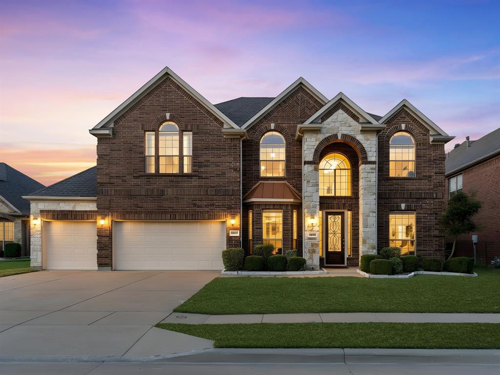 Discover your dream home in the heart of Keller ISD — this beautifully maintained three-story brick and stone residence, with THREE-CAR Garage, delivers luxury, space, and lifestyle all in one and is perfect for multi-generational living. With a bonus room on the third floor featuring a wet bar, a dedicated game room on the second floor with elegant Juliet balcony overlooking the family room, and an island kitchen crafted for entertainment, every detail has been thoughtfully designed and lovingly cared for. The kitchen shines with granite countertops, stainless steel appliances, large walk-in pantry, and bay windows that flood the space with light. The oversized master closet offers two generous entries for seamless organization. Outside, the meticulously landscaped yard and full sprinkler system set the stage for a spacious backyard oasis. Dive into the sparkling gunite pool, relax on the covered patio with built-in outdoor kitchen, or stroll to your private koi pond in this soothing retreat. New Kingsridge park, playground and trails, just a walk away! Convenient access to shopping, restaurants, and highways completes the picture—making this family-friendly home near Keller schools not just a house, but a place to live and thrive. Call today to schedule your private tour and make this exceptional property yours!