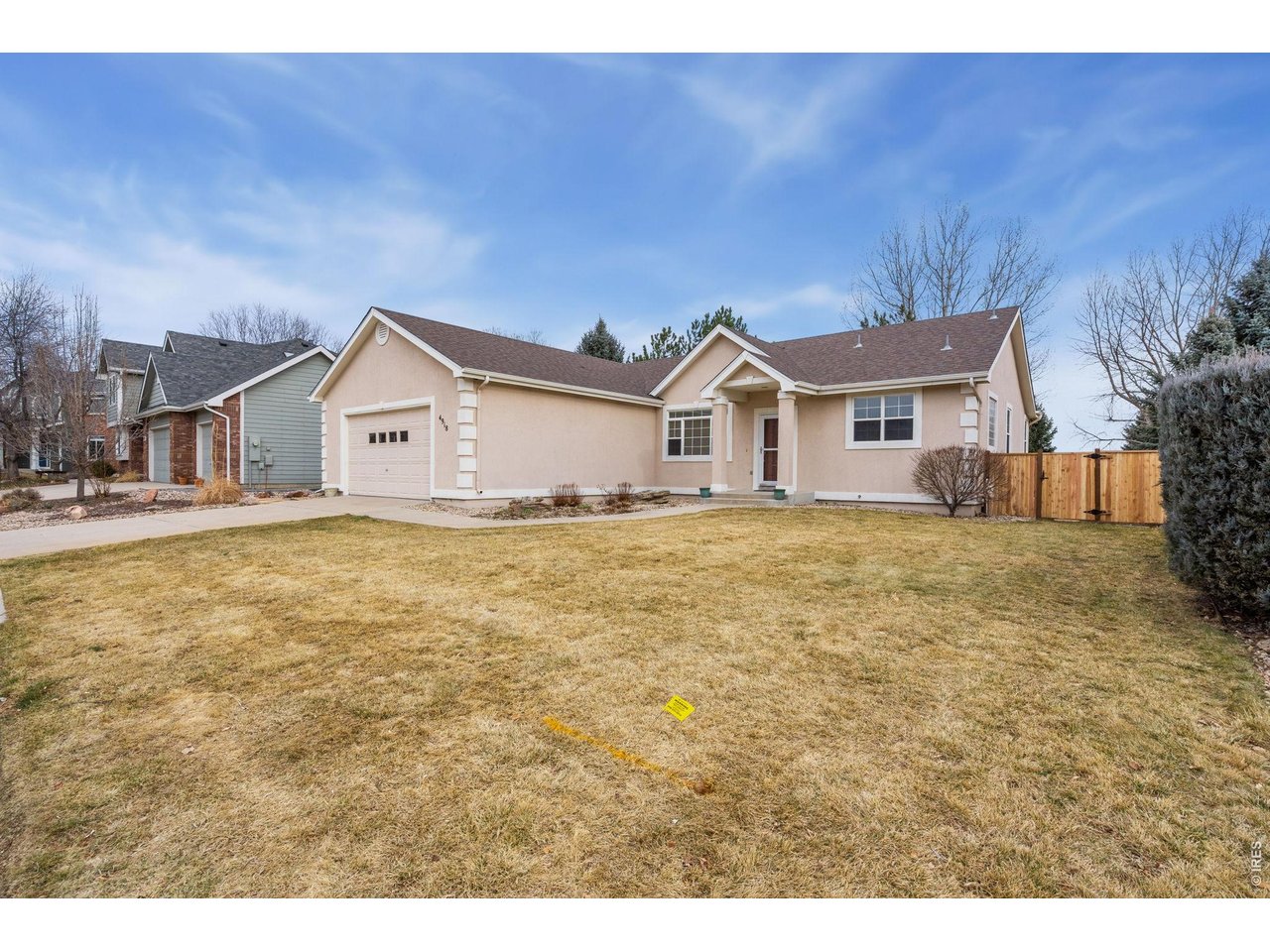 Ranch style home located in Southeast Fort Collins Timber Creek! This spacious home offers the highly sought-after convenience of main-floor living combined with an expansive finished basement, creating incredible flexibility for today's lifestyle. The main level features bright, open living spaces, a comfortable primary suite, and a functional layout designed for everyday living and entertaining. Downstairs, the large finished basement provides endless possibilities-perfect for a media room, game room, home gym, office, or hobby space. Whether you need room to spread out or space to host family and friends, this home delivers. This home backs to open space, giving you the feel of a park like setting. The fence that surrounds the yard is brand new. The location is close to parks, trails, shopping, dining, and easy access to I-25 for commuting. Homes with this much finished space and a true ranch layout rarely come available in this area-don't miss the opportunity to make it your own. This home is close to Traut Core Knowledge School. Come make this home yours!