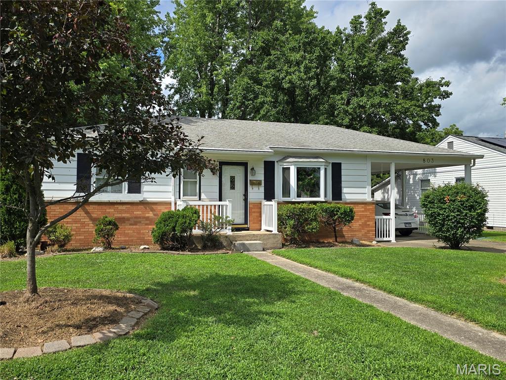 This charming 3 bedroom, 2 bath ranch is perfectly situated just one block from Beckemeyer Elementary School. Enjoy the convenience of main floor laundry, an attached carport, and a move-in-ready interior that feels warm and welcoming. Step out back to a spacious yard with a concrete patio ideal for summer barbecues, family gatherings, or relaxing evenings. Don’t miss this great opportunity in a great location.
Updates include: Roof 2012, HVAC 2020 - Hillers, Water Heater  0000 -Bondurant