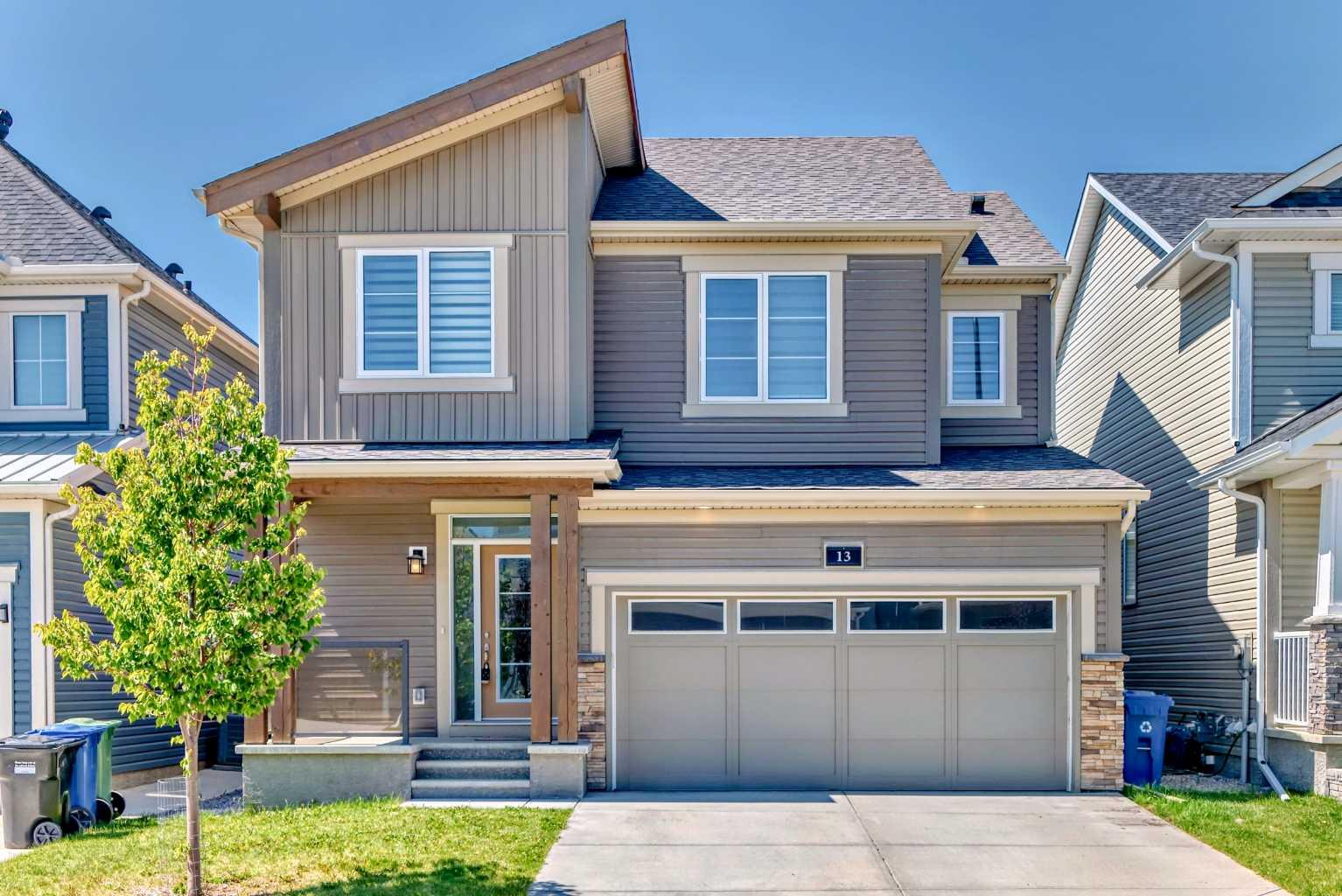 13 Carrington Manor NW – Beautiful 3-Bedroom Home with Double Garage in Desirable Carrington!
Welcome to 13 Carrington Manor NW, an immaculately maintained 2-storey detached home with a double attached garage in the vibrant, family-friendly community of Carrington, NW, Calgary. Built in 2018, this home offers a perfect blend of modern, innovative, and smart design, and a prime location with easy access to shopping, schools, and major routes.
Property Highlights:
3 bedrooms + 2.5 bathrooms | 1,734 sq. ft. RMS above grade
Bright, open-concept main floor featuring a spacious living room, dedicated dining area, and a chef-inspired kitchen with stainless steel appliances, large pantry, and breakfast nook
Primary suite with a walk-in closet and luxurious 5-piece ensuite
Convenient upper-level laundry and generous secondary bedrooms
Double attached garage + driveway parking
Full unfinished basement (672 sq. ft.) ready for your future development
Fully fenced backyard – perfect for pets, kids, and summer entertaining
Community & Location:
Carrington is a master-planned Northwest Calgary community designed for convenience and active living:
Scenic walking/bike paths, parks, and playgrounds are just steps away
Minutes to schools, shopping, grocery stores, and dining options
Easy access to Stoney Trail, Deerfoot Trail, and Centre Street for fast commutes
Short drive to Vivo Recreation Centre, CrossIron Mills, and Calgary International Airport
Value & Opportunity:
Offered at a price to sell
Immediate possession available – move in and enjoy the rest of the summer.
Located in a growing, high-demand neighbourhood with excellent value potential. Book your showing right now!